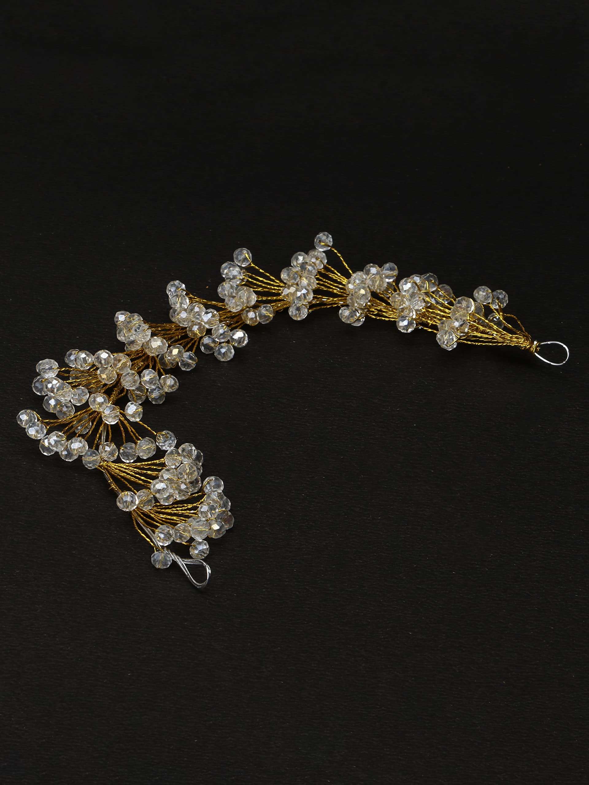 FIMBUL Crystal Hair Vine Headpiece - Elegant Bridal Headdress & Hair Jewelry for Women & Girls (1 Piece) - Perfect for Weddings, Prom, Parties & Special Occasions