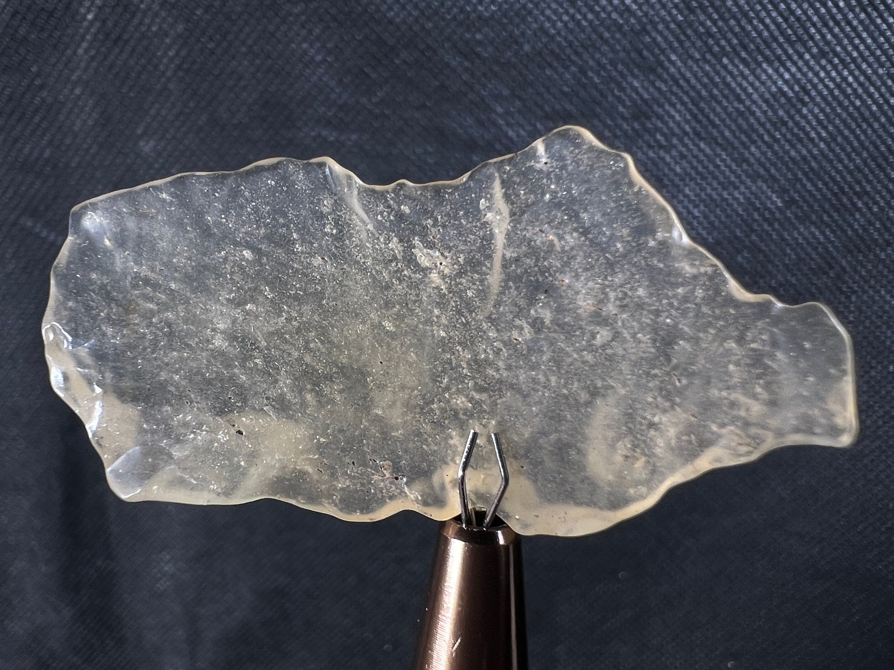 Libyan Desert Glass Raw Crystal - Rare 7.5g Natural Stone for Chime Making, Unique Gift & Home Decor | Healing Crystals, Meditation & Spiritual Use
