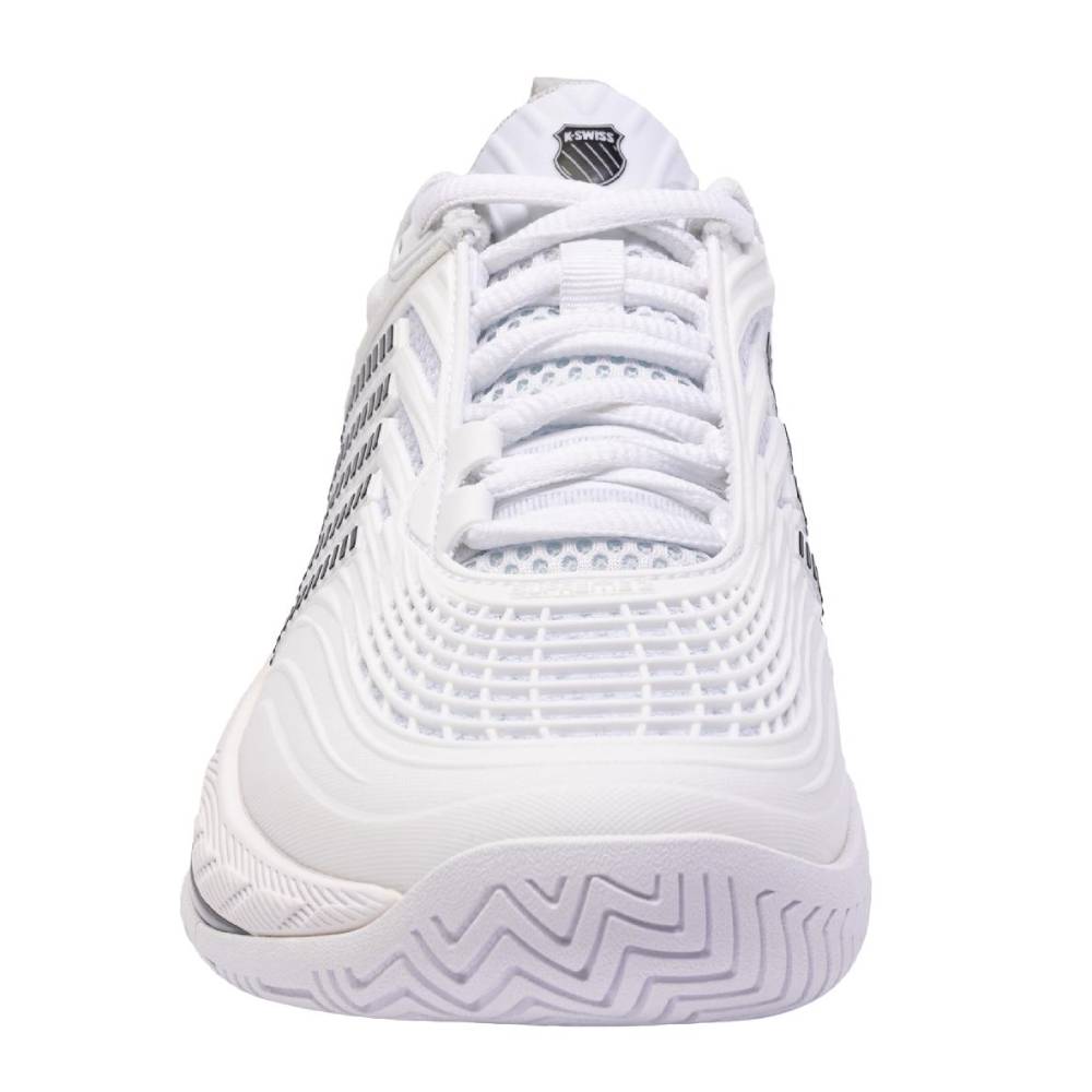 K Swiss Hypercourt Supreme 2 Women's Tennis Shoes - White/Black | Lightweight & Durable Court Shoes for Women | Perfect for Tennis, Pickleball & Casual Wear