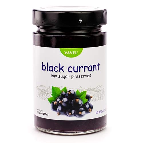 Organic Black Currant Butter Preserve - Gluten Free, Non-GMO, Pack of 2 - Perfect for Toast, Yogurt & Baking | Healthy Breakfast Spread & Dessert Topping