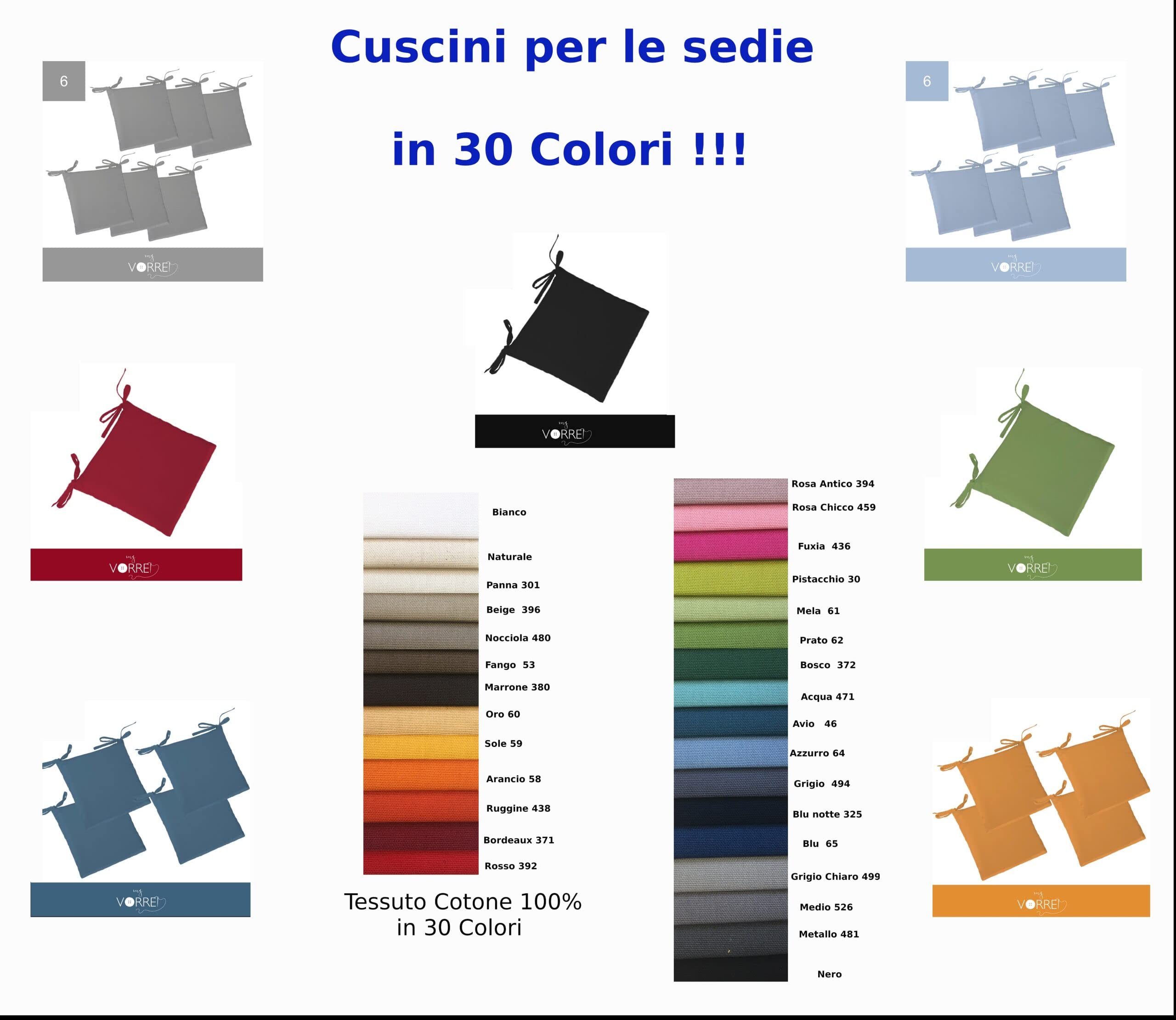 40x40 cm 4cm Thick 100% Cotton Solid Color Chair Cushion with Removable Cover - 30 Color Options, Customizable for Home, Office, and Outdoor Use