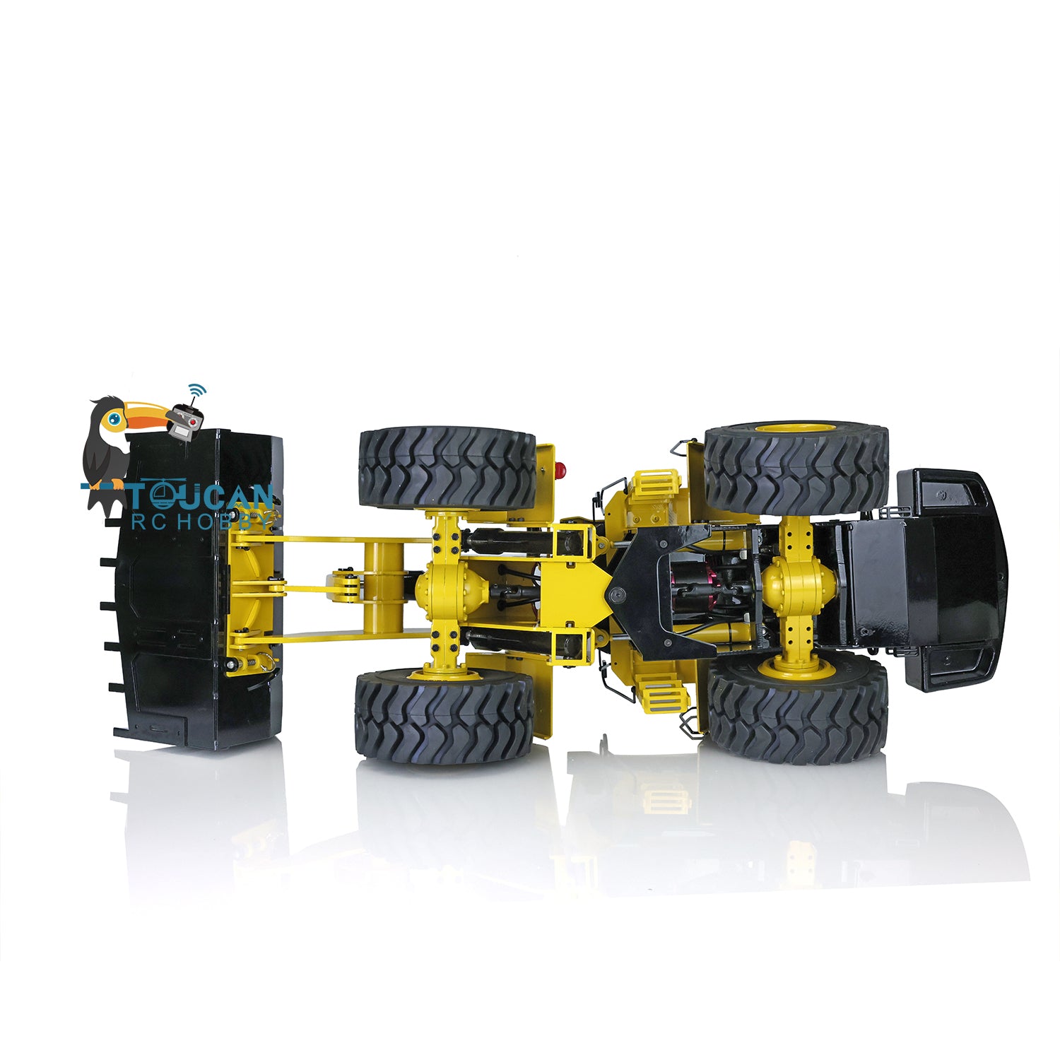 1/14 Scale WA470 RC Hydraulic Loader 980L - Metal Construction Vehicle with Lights & Sound, Ready-to-Run XDRC Remote Control Toy for Adults & Kids - Perfect for Construction Site Play, Collecting, and RC Hobby Enthusiasts