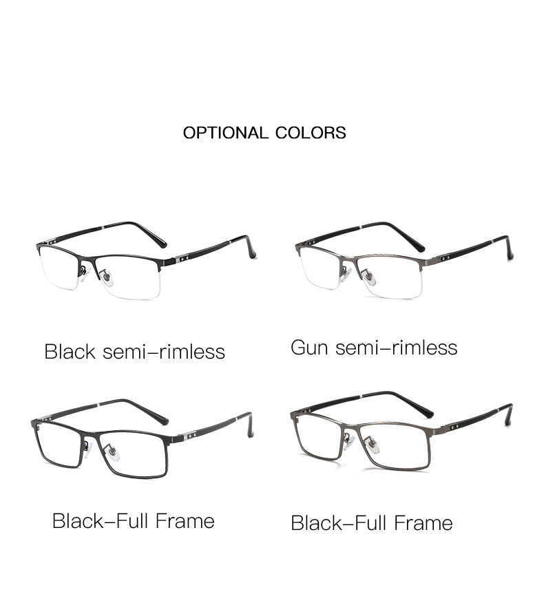 Aidien Unisex Full Rim Square TR90 Anti Blue Light Glasses AR5055 - Reduce Eye Strain for Work & Gaming