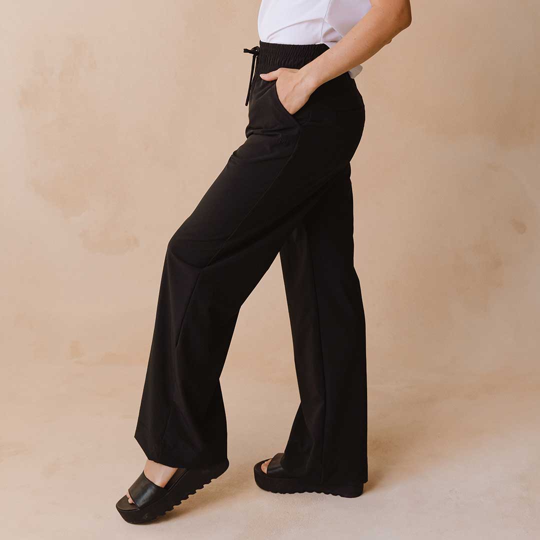 Audrey Women's Classic Black Dress Pants - Perfect for Office, Business & Formal Occasions