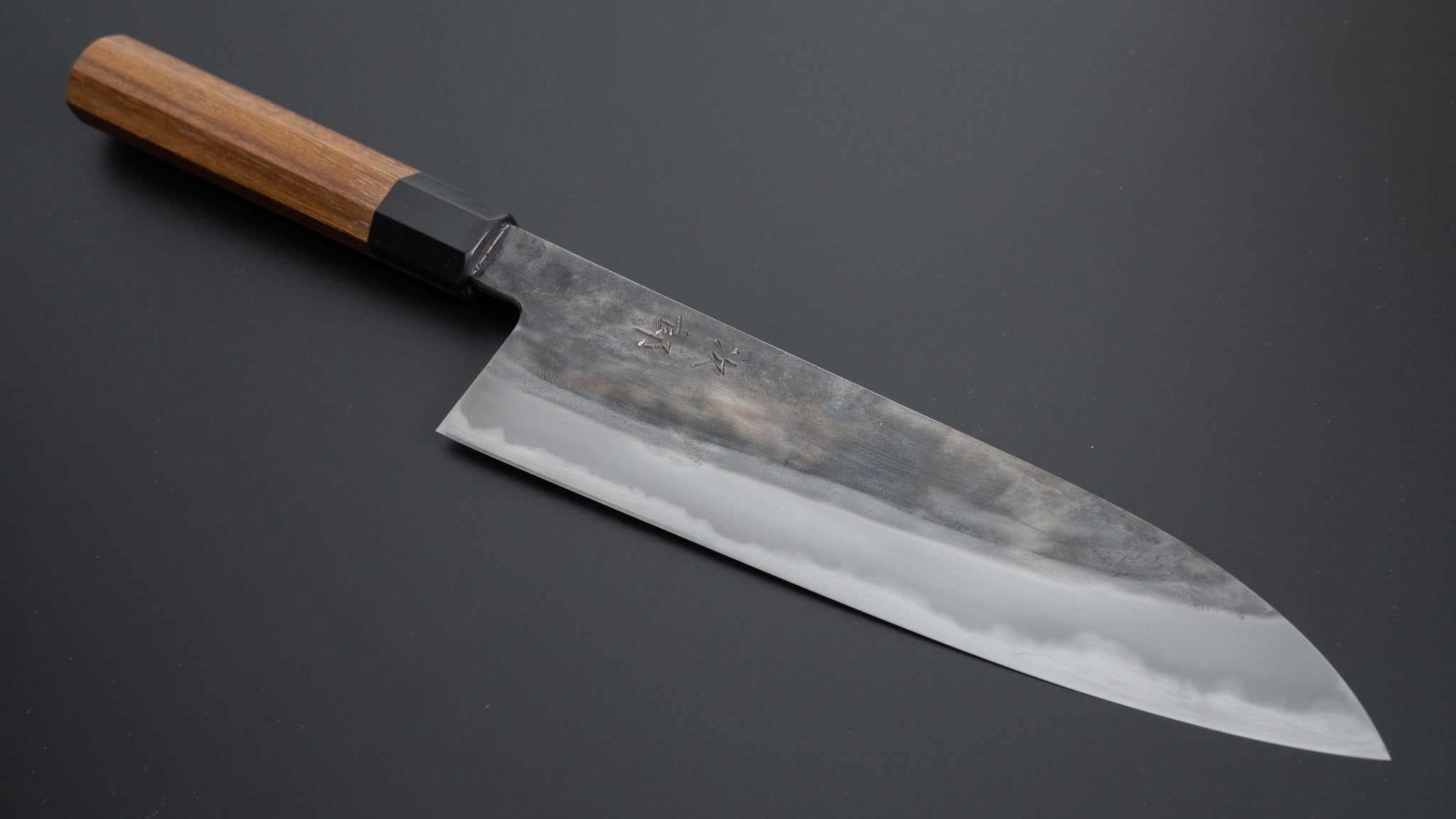 Premium Jiro Tsuchime Wa Gyuto 225mm Japanese Chef Knife with Taihei Tagayasan Handle (#262) - Perfect for Sushi, Sashimi & Precision Cutting in Professional Kitchens