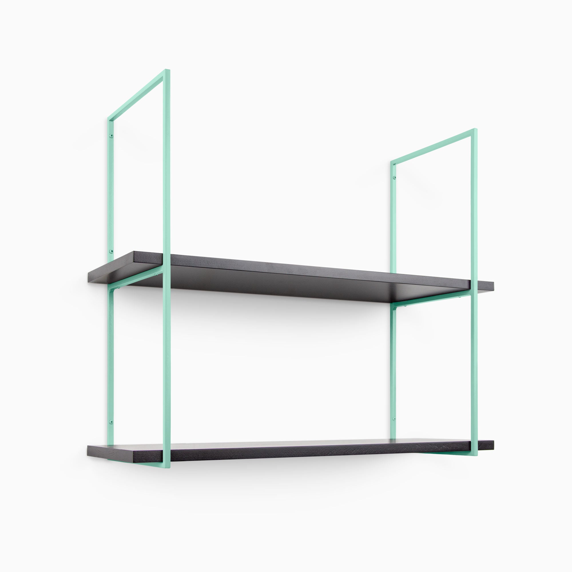 Lloyd Black 4 Tier Metal Shelf Organizer - Sturdy Storage Rack for Kitchen, Bathroom, Office | Space Saving Home Organization Solution