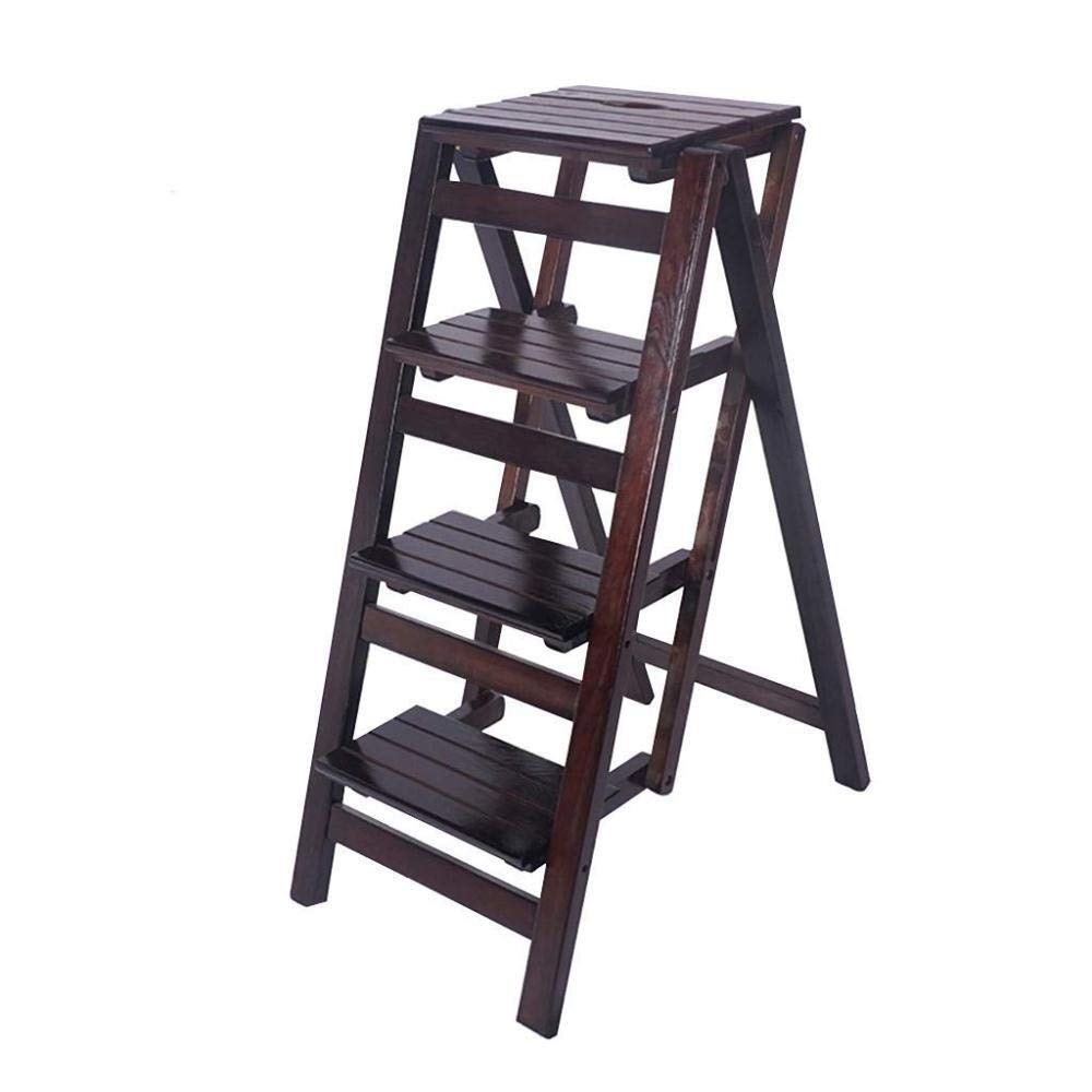 FADUNI 4-Tier Foldable Step Stool for Home, Kitchen, Office - Multi-Functional Ladder Stool for Library, Flower Stand, Shoe Bench - Indoor Climbing Stool for Kids & Adults
