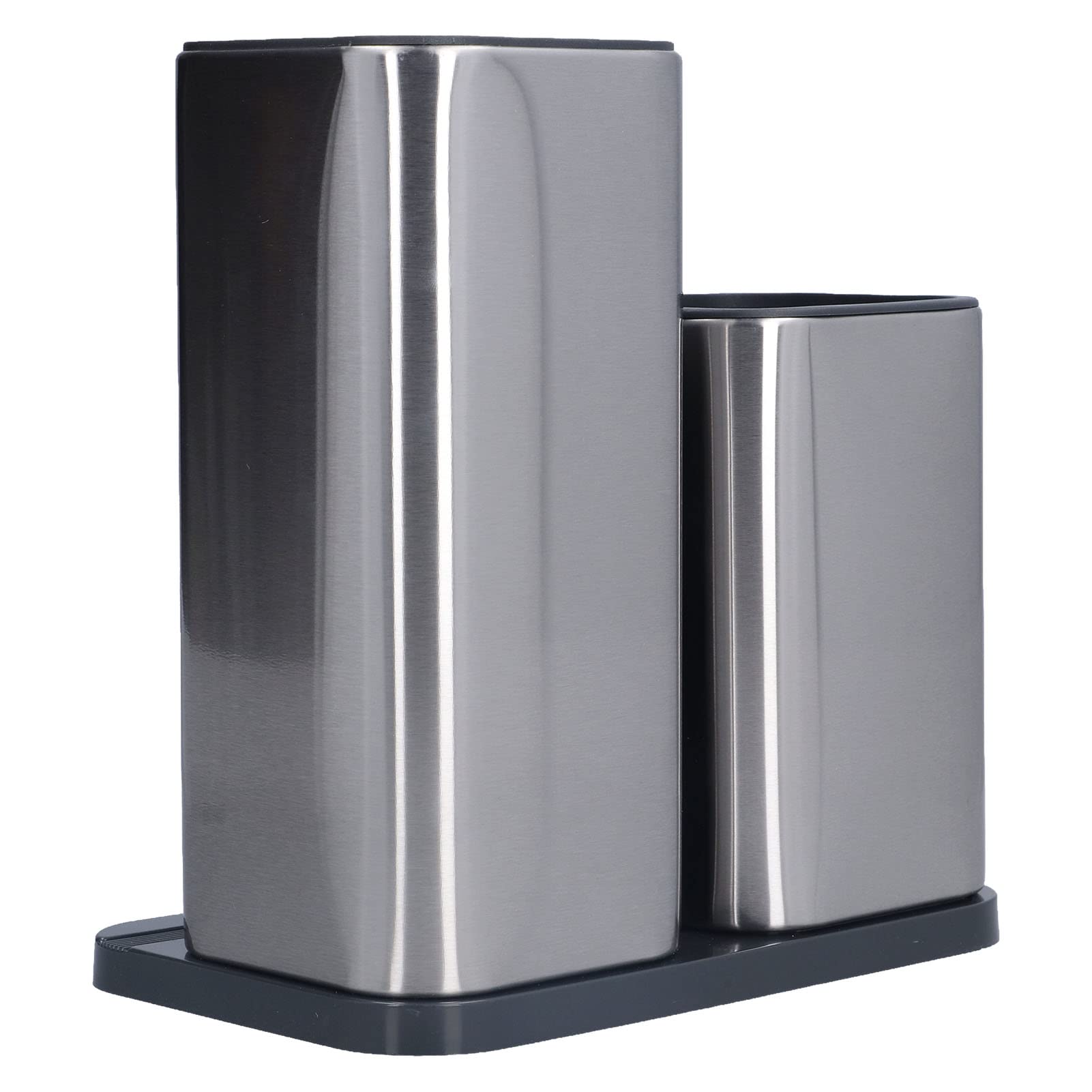 Premium Stainless Steel Universal Knife Block Holder - 12-Slot Kitchen Knife Organizer for Chef Knives, Steak Knives & Scissors | Rustproof & Quick-Drying | Perfect for Home Kitchens, Restaurants & Outdoor Cooking