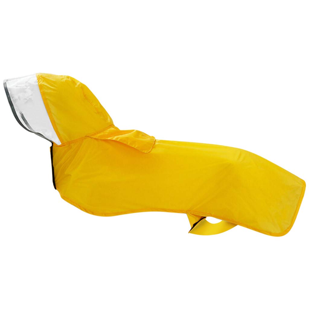 Waterproof Dog Raincoat - Lightweight High-Visibility Pet Rain Jacket for Large Dogs | Thermal Dog & Cat Apparel | Perfect for Outdoor Walks, Hiking & Rainy Day Adventures