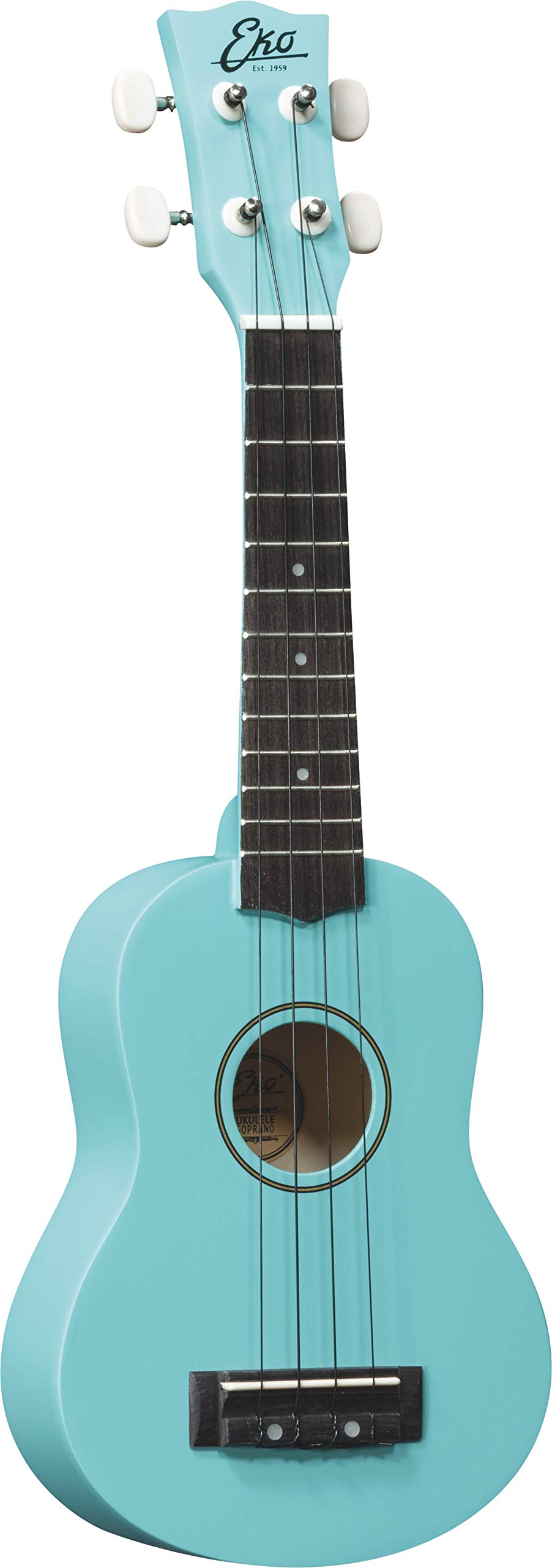 Primo 4-String Soprano Ukulele - Blue Color | Perfect for Beginners & Travel | Ideal for Beach Parties, Campfires & Music Lessons (Model 06201011)