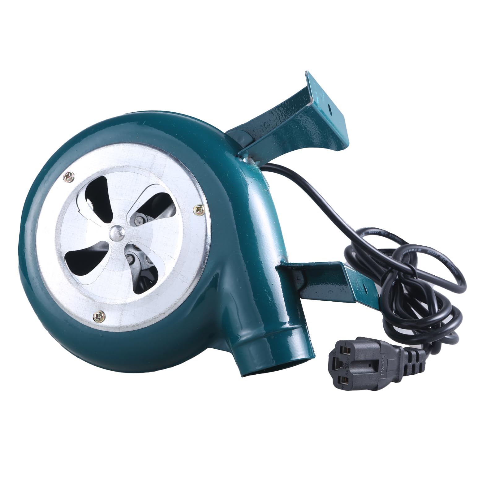 BLULILY 48V Electric BBQ Fan - High-Speed Air Blower for Grilling, Smoking & Outdoor Cooking | Portable Fan for Camping, Backyard BBQs & Motorcycle Ventilation