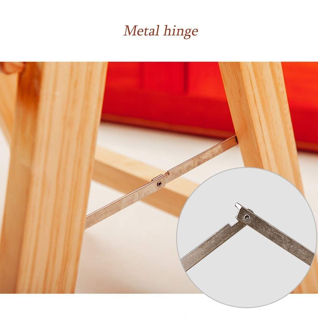 3-Step Wooden Folding Step Stool - Compact Indoor Ladder for Kitchen, Attic, Office, Storage - Multi-Functional as Step Stool, Chair, Shelf - Perfect for Home, Garage, and Workspace Organization