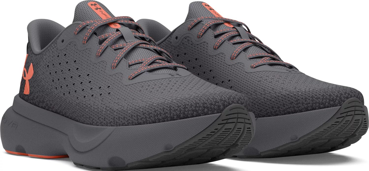 Under Armour Men's Infinite Basketball Shoes - Titan Grey/Anthracite/Tech Blue - Size 44 EU | High-Performance Court Shoes for Basketball & Training | Durable & Breathable for Indoor & Outdoor Play