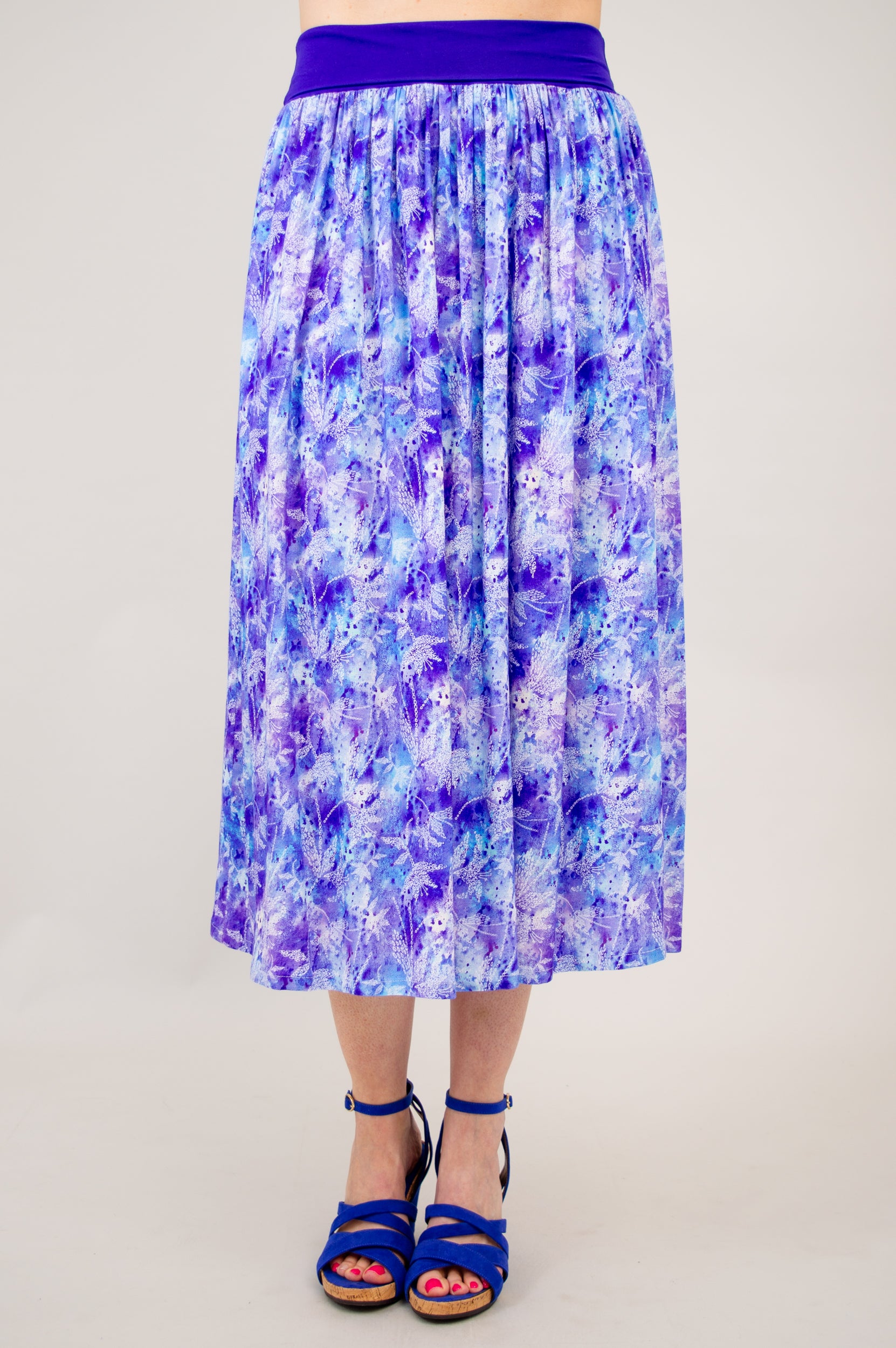 Stylish Blythe Skirt with Polka Dots - Soft Linen Bamboo Blend for Women | Perfect for Casual Outings, Summer Dresses & Boho Fashion