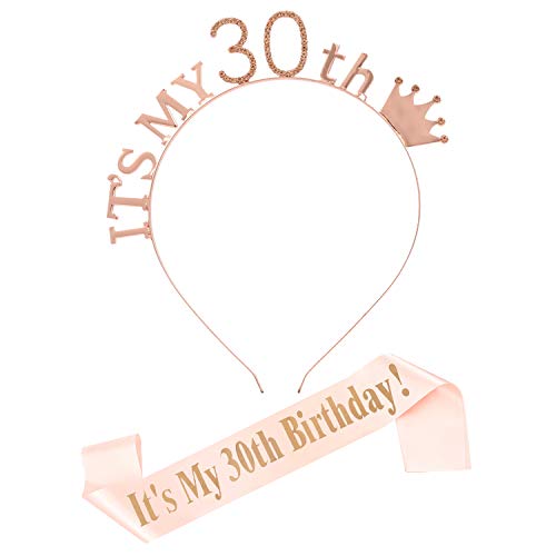 30th-headpiece Sash Set