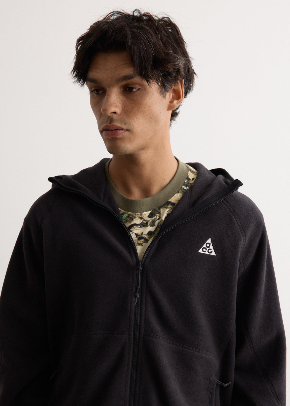 ACG Wolf Full Zip Hoodie for Men & Women - Stylish Fleece Jacket with Wolf Graphic - Comfortable & Warm Outdoor Hooded Sweatshirt for Hiking, Camping & Casual Wear
