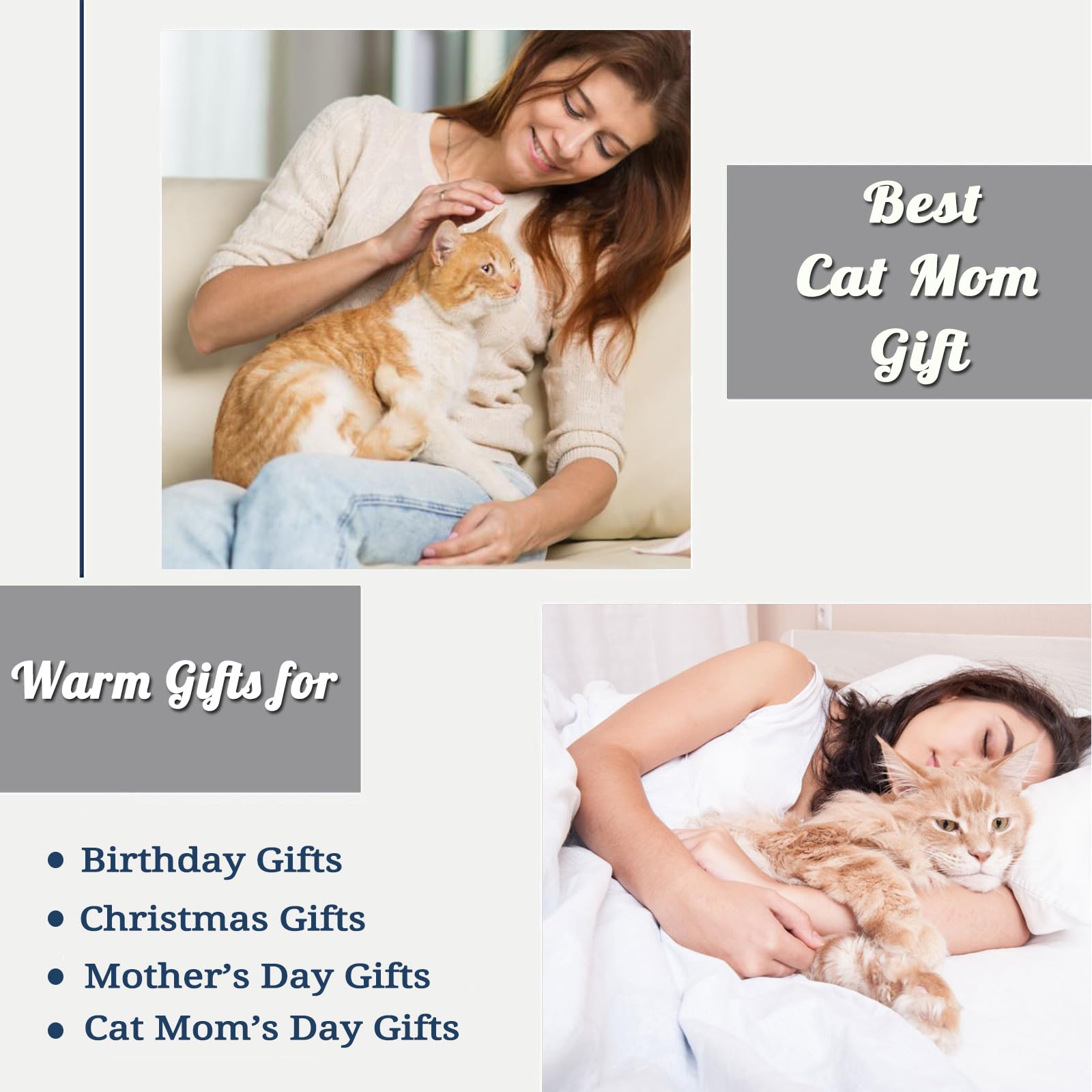Soft Mosslink Cat Mom Blanket 60