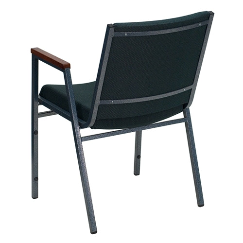 Heavy Duty FLASH HERCULES Series Stackable Fabric Chairs with Arms - Durable Conference & Event Seating for Offices, Banquets, and Classrooms