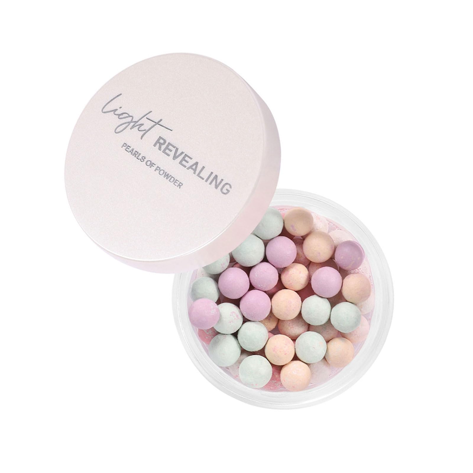 5 Colors Pearl Setting Powder - Loose Finishing Powder for Makeup, Multi-Tone Roller, Oil Control & Shine Reduction | Perfect for Daily Wear, Photo Shoots & Special Occasions