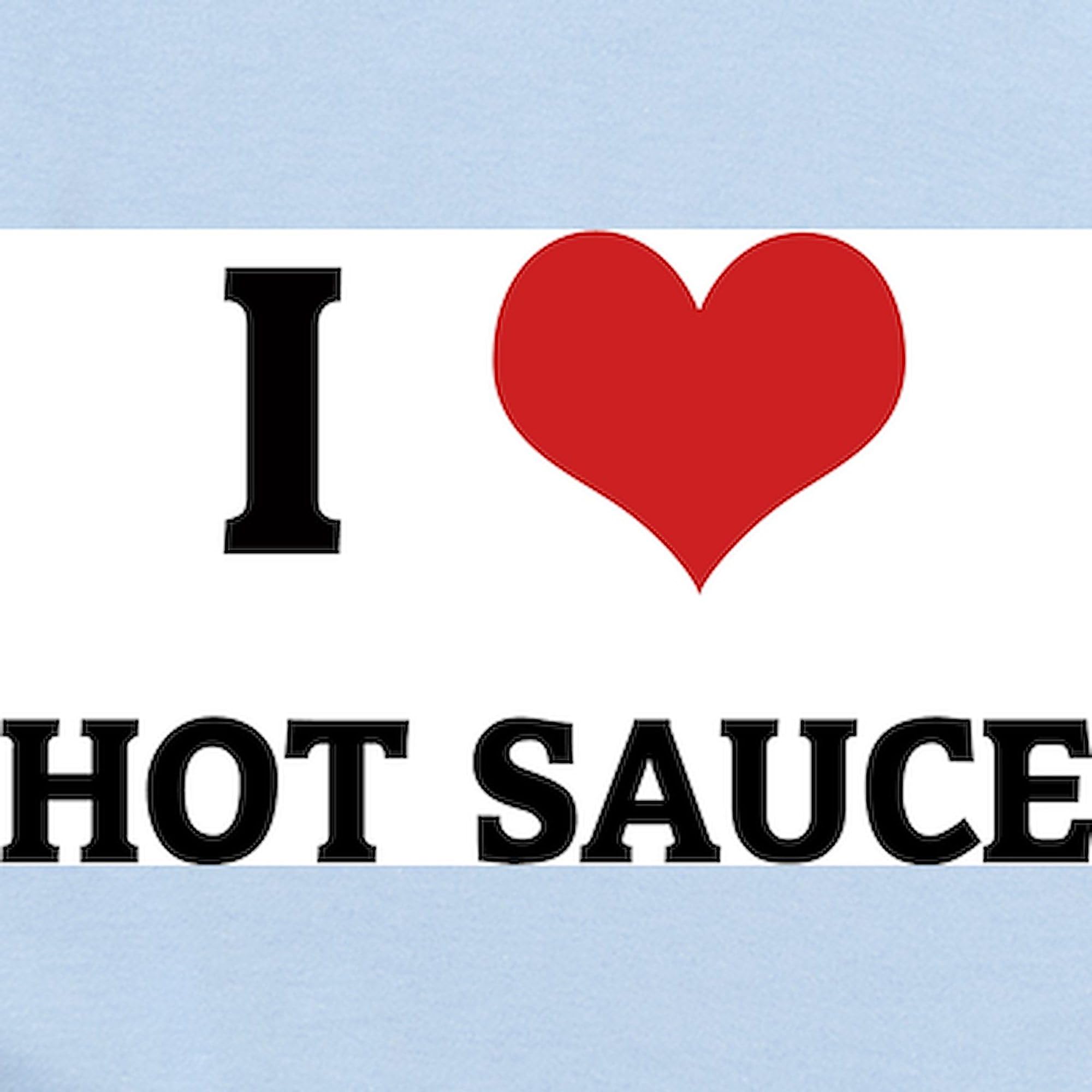 I Love Hot Sauce Infant Creeper - Cute Baby Bodysuit & Romper for Newborns | Perfect for Family Photos, Playtime & Casual Outings