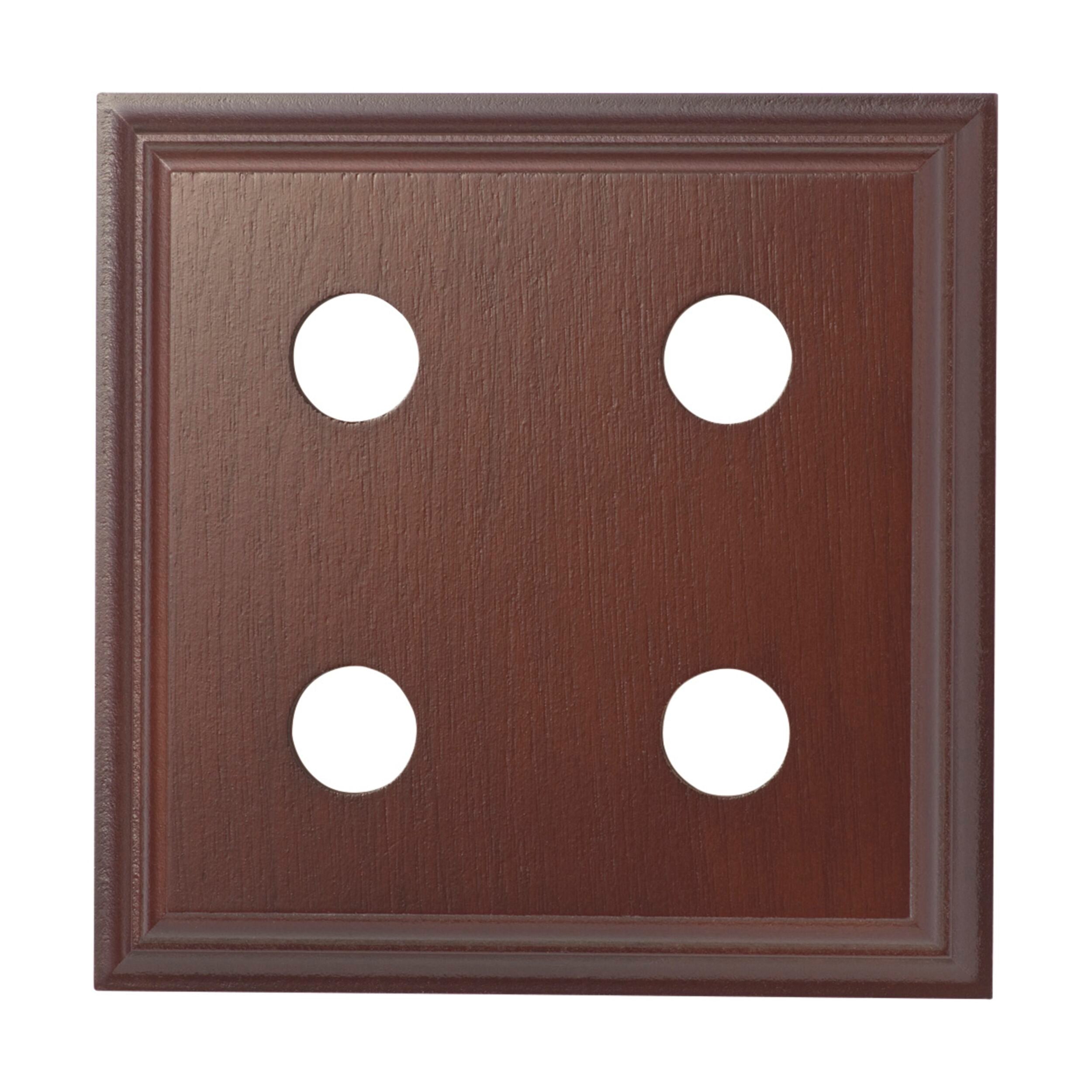 5415 Switch Socket Block Classic Quad Cedar H155xL155mm - Durable Electrical Outlet Cover for Home & Office Use