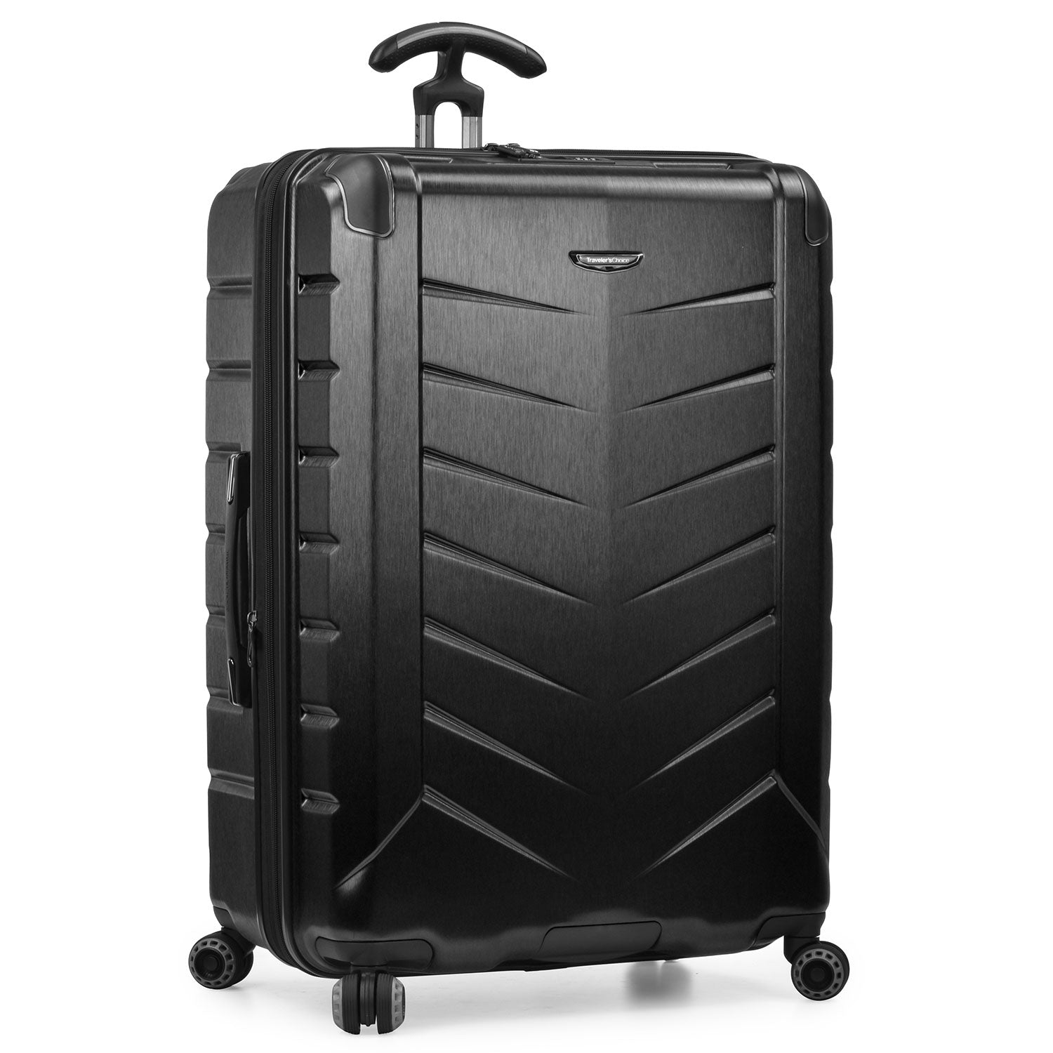 Silverwood II Large Checked Luggage - Durable Spinner Suitcase with TSA Lock for Travel & Business Trips | Perfect for Airplane Carry-On & International Vacations