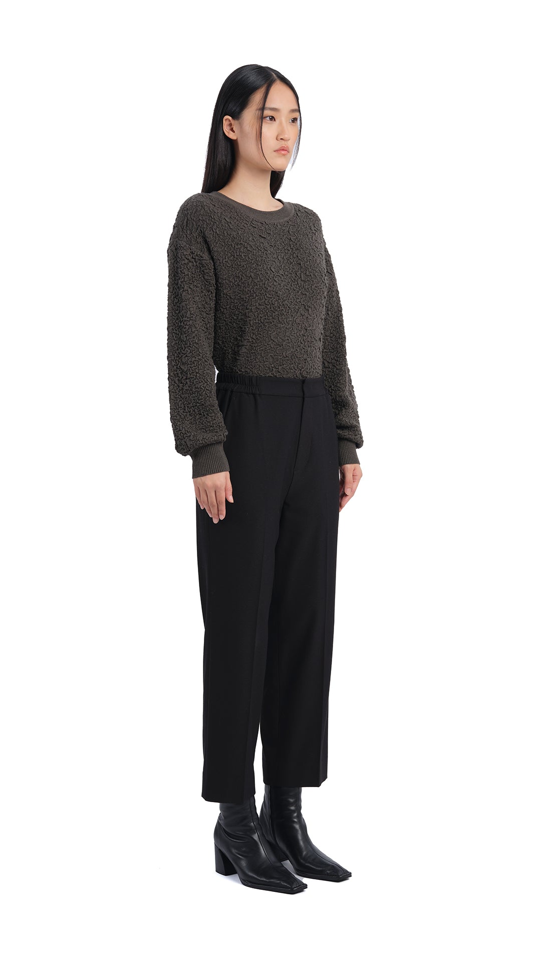 Straight Leg Trousers for Women - High Waist Office Pants, Comfortable Work Pants for Business Casual & Professional Wear