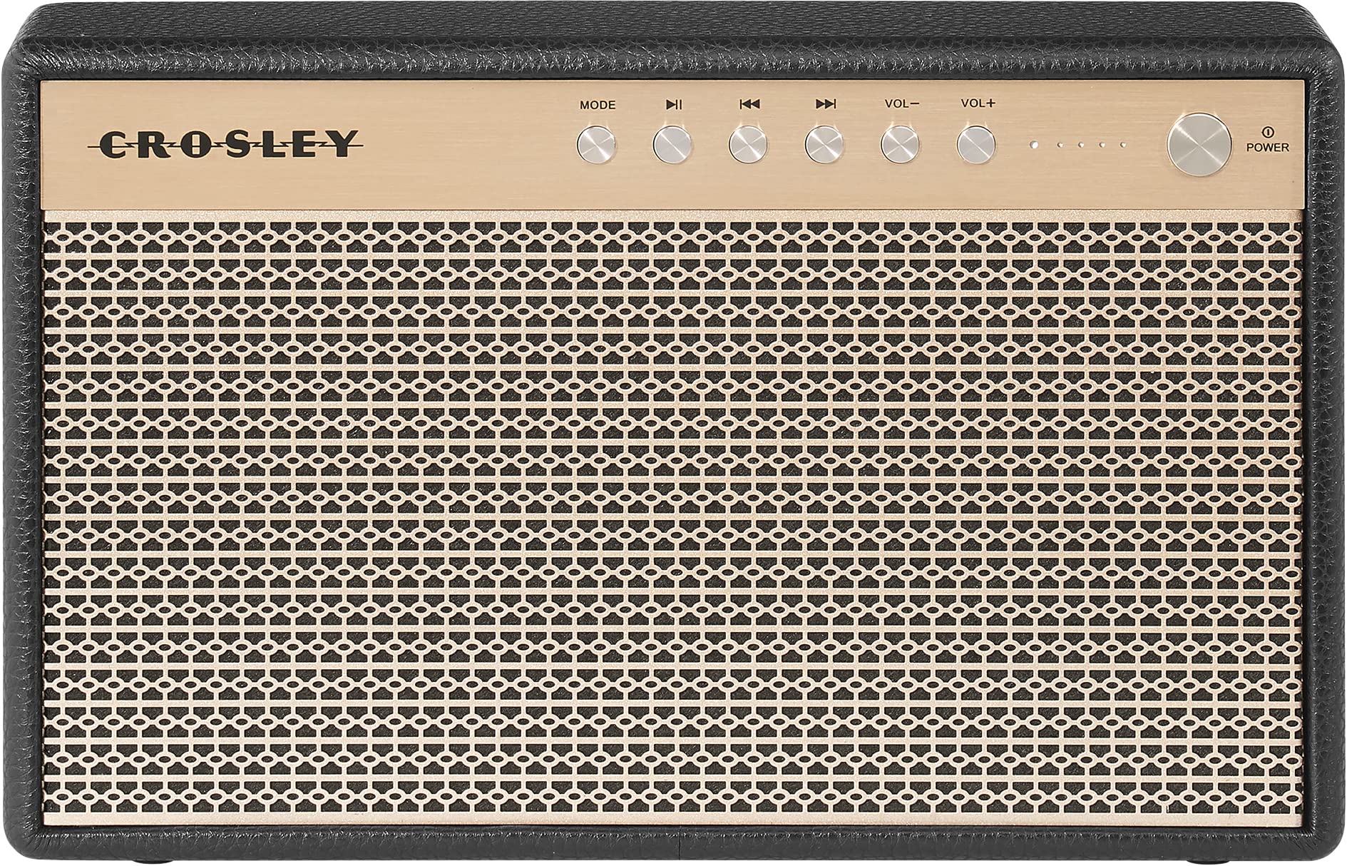 Crosley CR3112A-BK Montero Portable Rechargeable Bluetooth Speaker with USB Phone Charger, Black - Wireless Speaker for Outdoor, Travel, Beach & Home Use