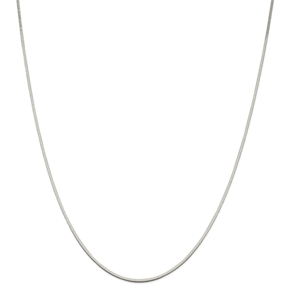 925 Sterling Silver 1.25mm Square Snake Chain Necklace for Women - Durable Lobster Clasp, Hypoallergenic Jewelry Gift for Her - Perfect for Everyday Wear, Date Nights & Special Occasions