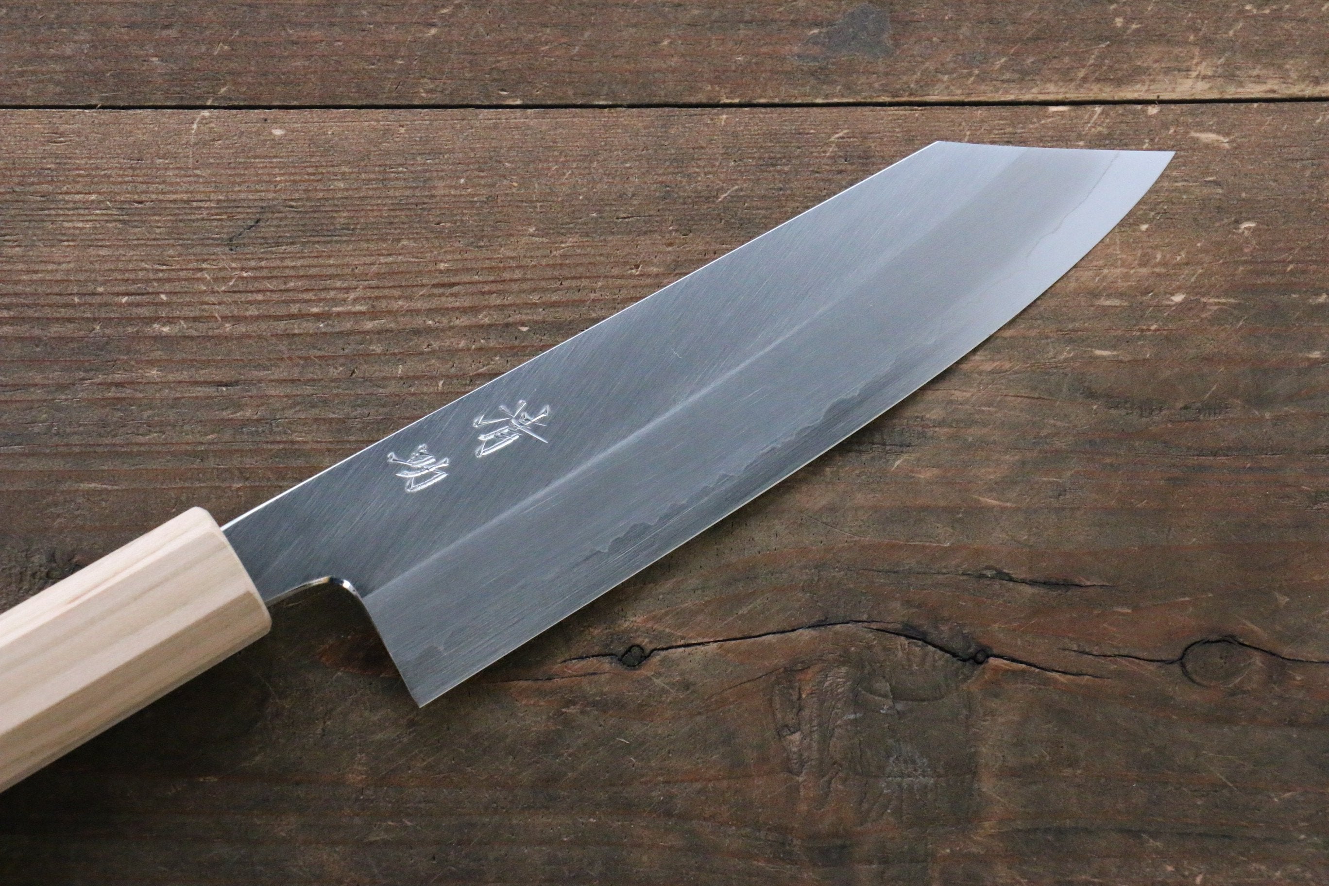 Premium Seisuke Silver Steel No.3 Bunka Knife 165mm with Cherry Wood Handle - Japanese Kitchen Knife for Slicing, Dicing & Precision Cooking