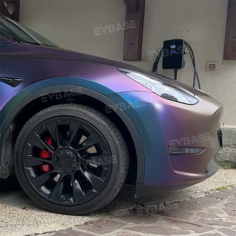 Tesla Model Y 20 Inch Induction Wheel Rim Protector - ABS All-in-One Mecha Style Rim Case | Perfect for Road Trips, City Driving & Off-Road Protection