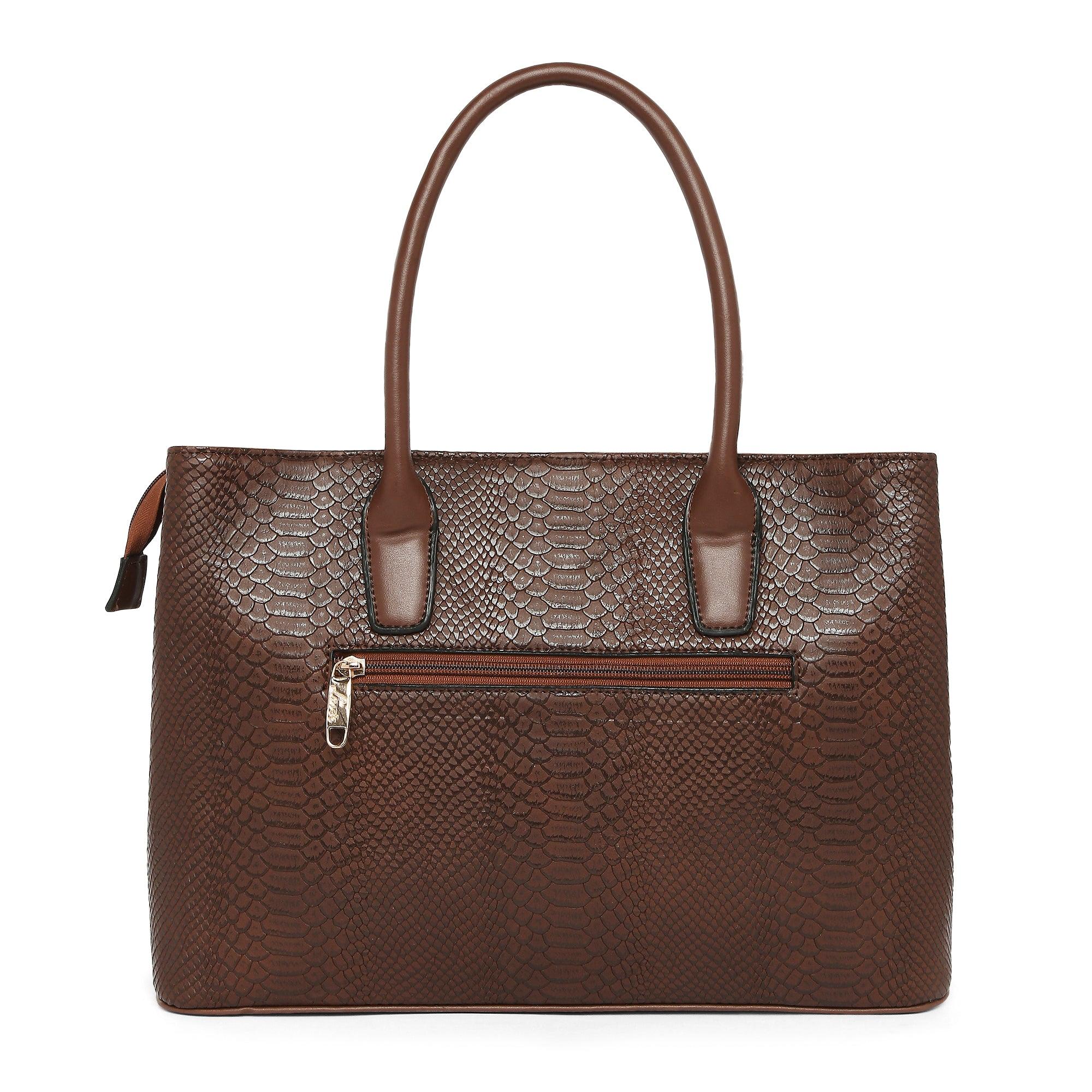 Lavie Lotus Women's Satchel Bag - Stylish Leather Handbag for Work, Travel & Everyday Use | Perfect for Office, Commute & Shopping