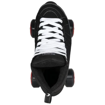 Chaya Black Karma Pro Roller Skates for Women & Men - Premium Outdoor & Indoor Quad Skates with ABEC-7 Bearings - Perfect for Rink, Park, Street Skating & Roller Derby
