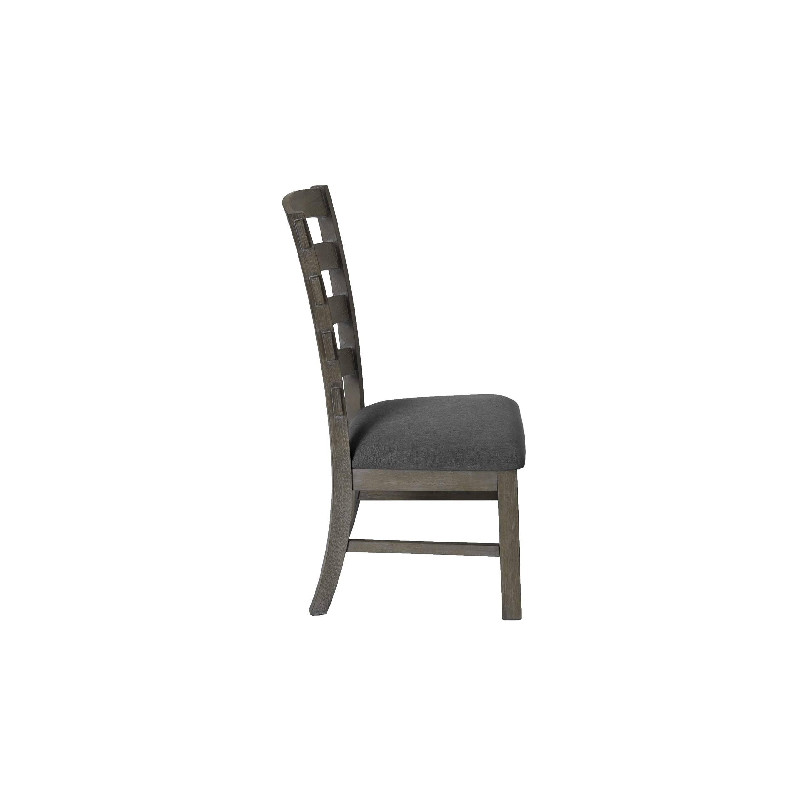 Premium Gray Side Chair for Dining Room - Sturdy & Comfortable Single Seater for Home, Office, or Restaurant Use