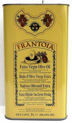Frantoia Unfiltered Extra Virgin Olive Oil 3 Litre Tin - Premium Sicilian Cold-Pressed Olive Oil from Italy | Perfect for Cooking, Salad Dressing & Gourmet Recipes