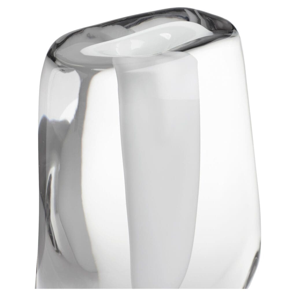Cyan Design 11250 Inverted Opulence Vase - Short Clear Glass Vase for Home Decor, Wedding Centerpieces & Floral Arrangements