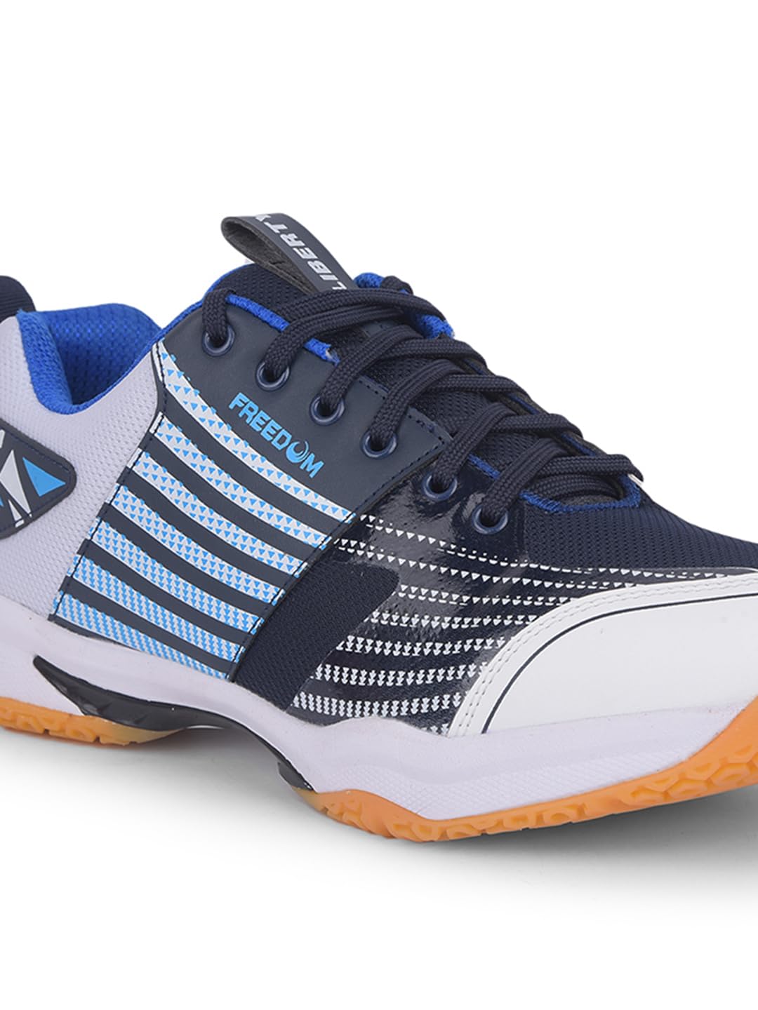 **Liberty Freedom GRIPPER-02 Men's Sports Shoes - PU Upper & Rubber Sole for Badminton, Pickleball, Table Tennis, Volleyball | Lightweight, Comfortable & Durable | Perfect for Indoor Court Games & Casual Wear**