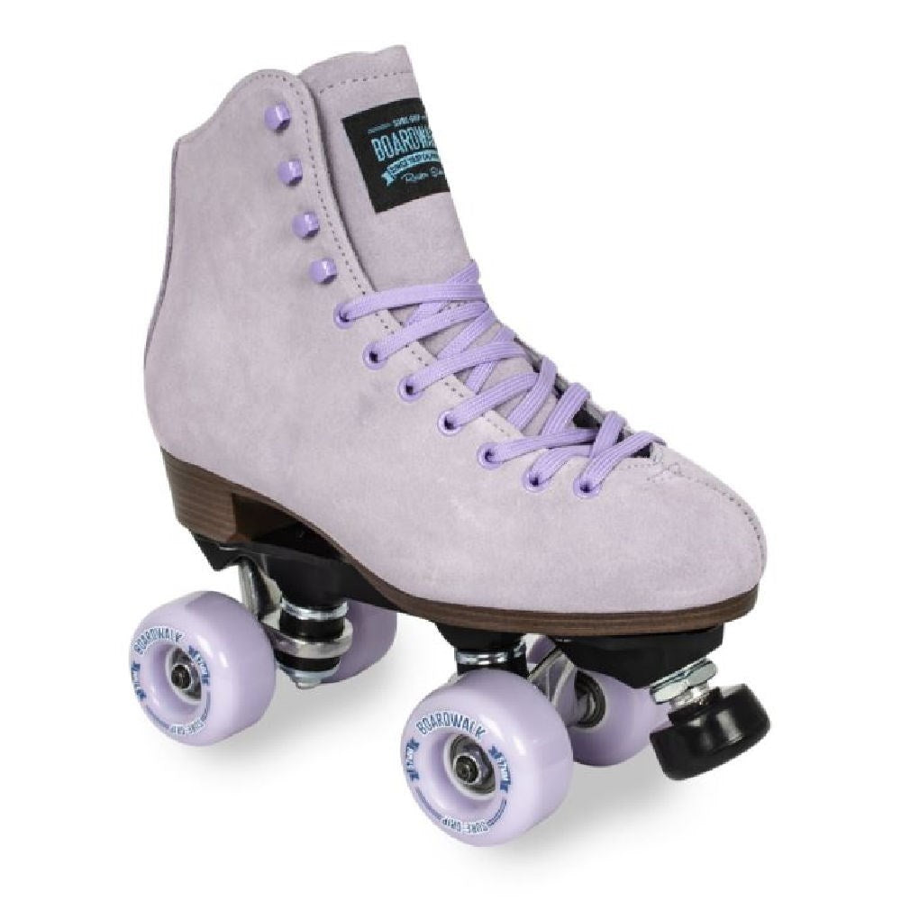 Sure Grip Boardwalk Lavender Roller Skates for Women - Outdoor & Indoor Quad Skates with Ankle Support - Perfect for Rink, Park, and Street Skating