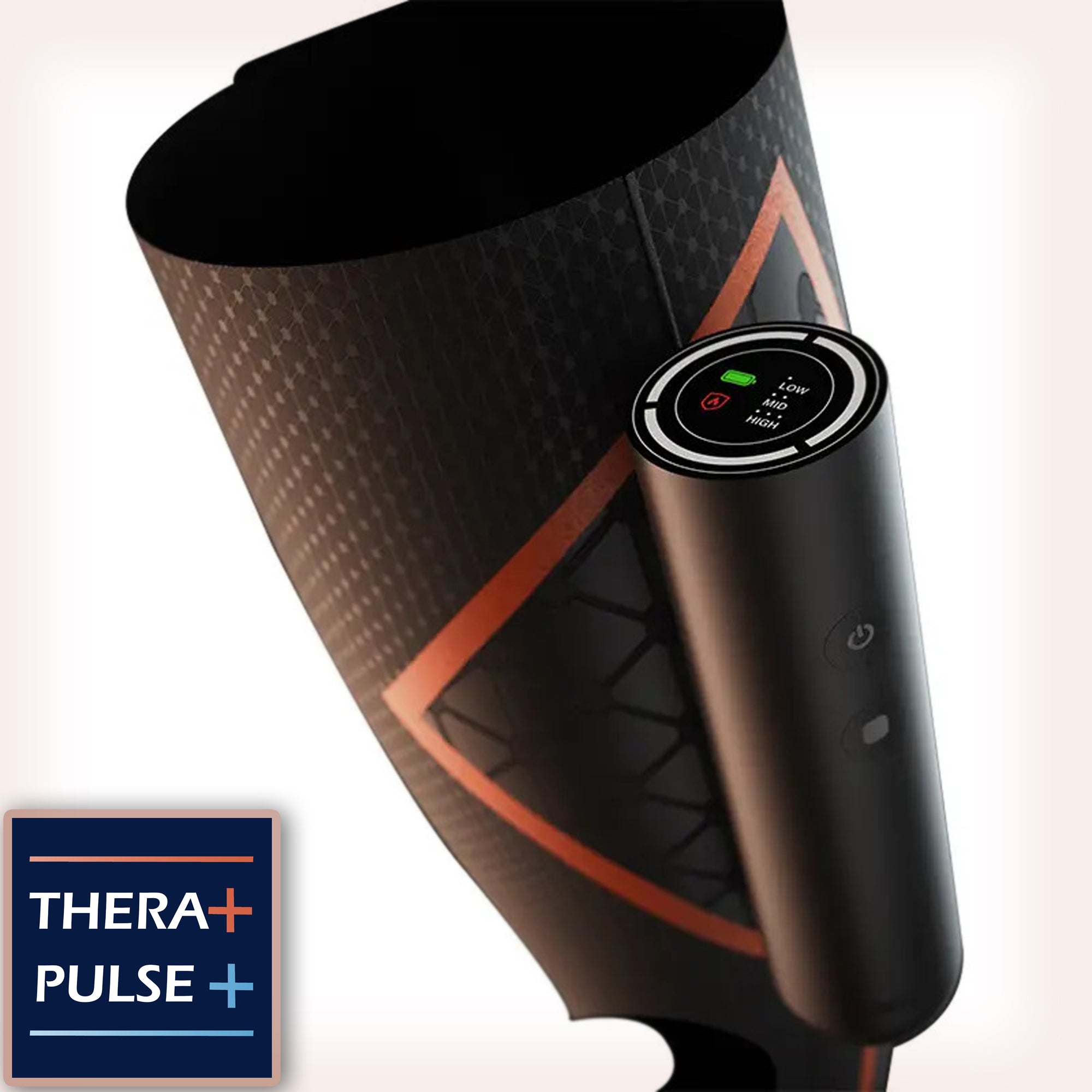 THERA PULSE Advanced Cordless Muscle Massager for Pain Relief & Recovery - Portable EMS Device for Athletes, Gym Recovery & Home Therapy