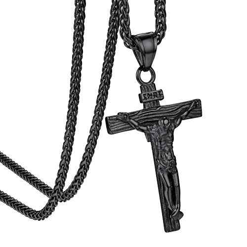 A. Crucifix INRI -Black