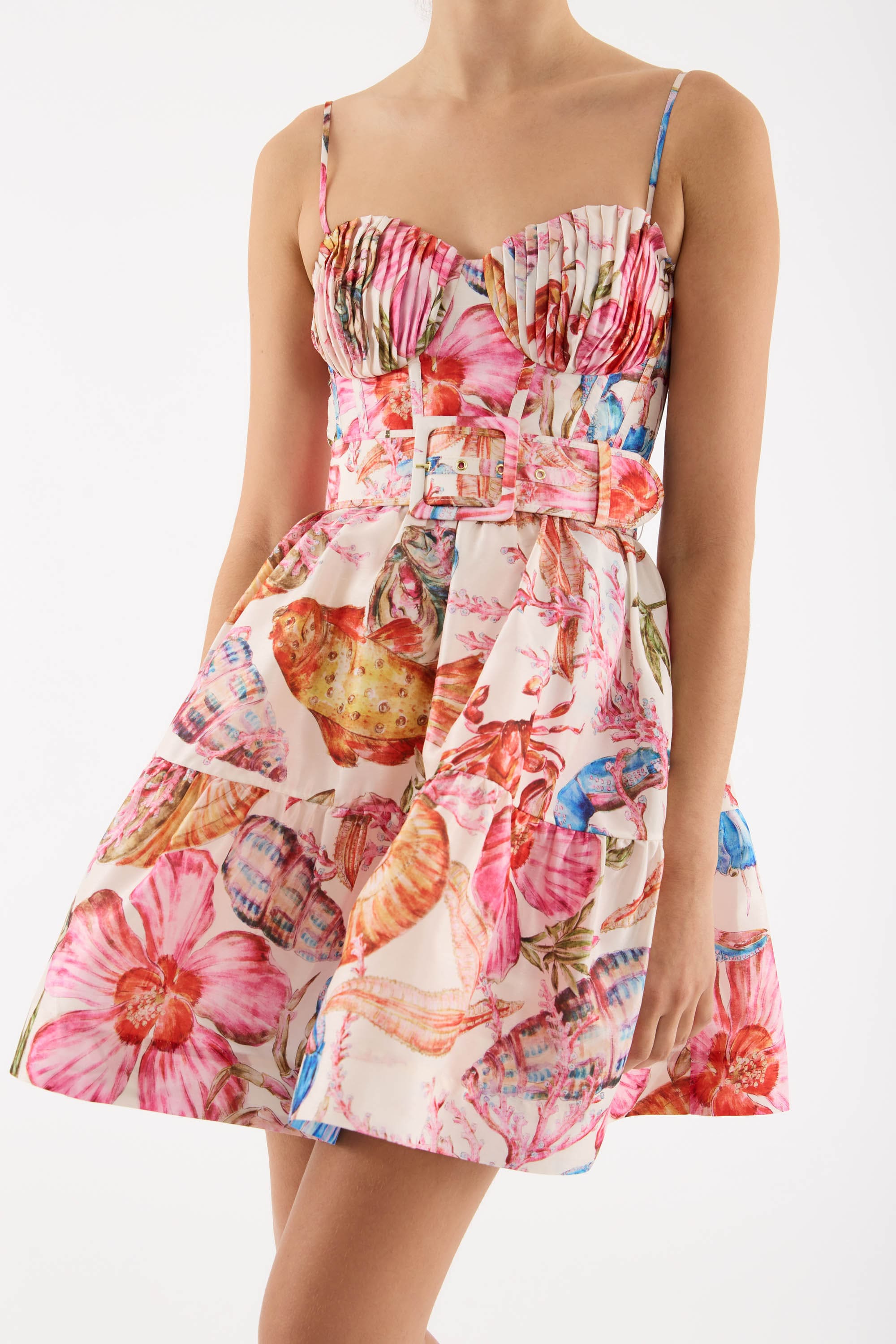 Summer Seas Mini Dress - Flowy Beach Dress for Women, Boho Chic Sundress, Perfect for Vacation, Pool Party & Casual Outings