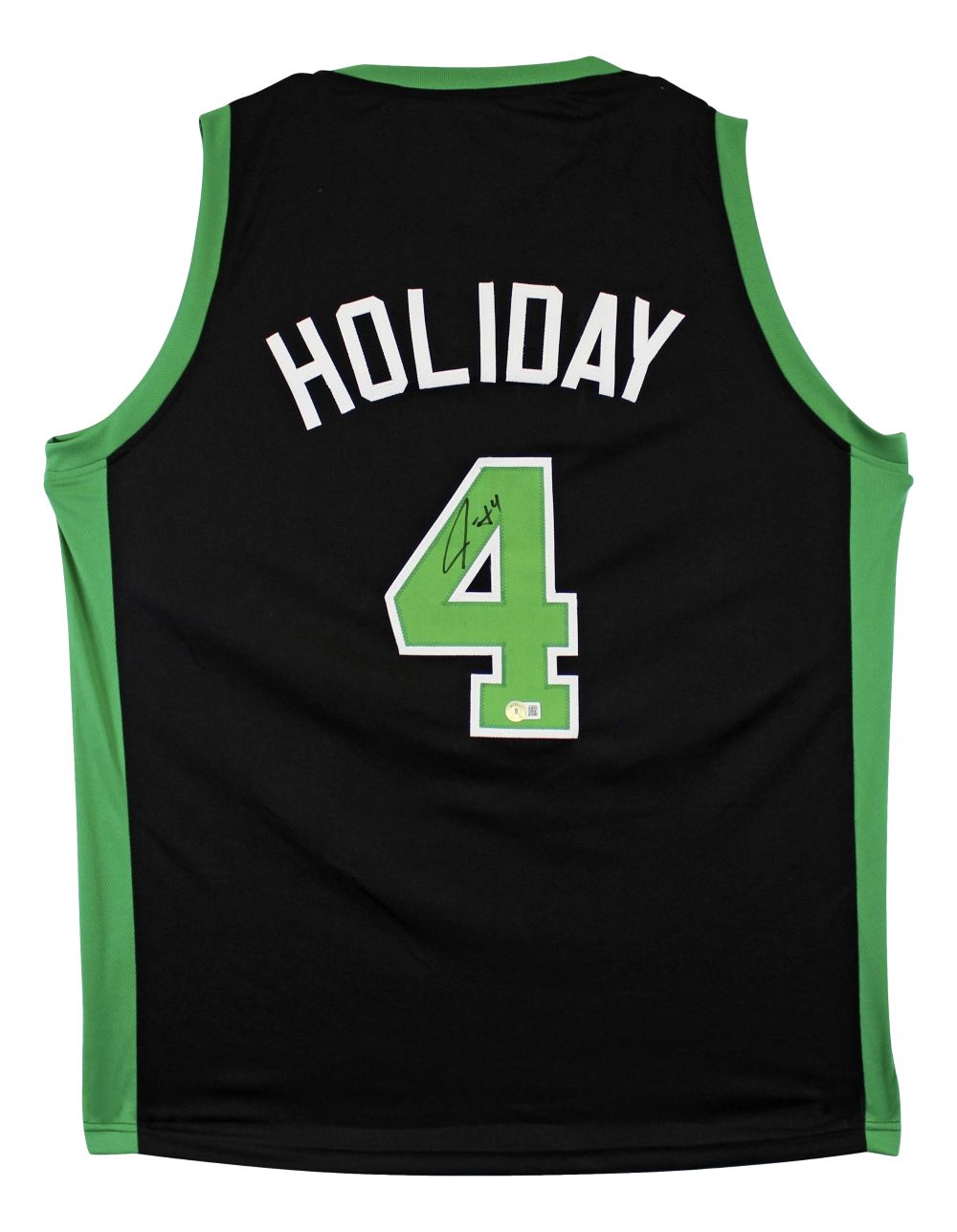 Jrue Holiday Boston Celtics Signed Black Basketball Jersey - Authentic NBA Memorabilia for Collectors & Fans - Perfect for Display, Gifting & Sports Decor