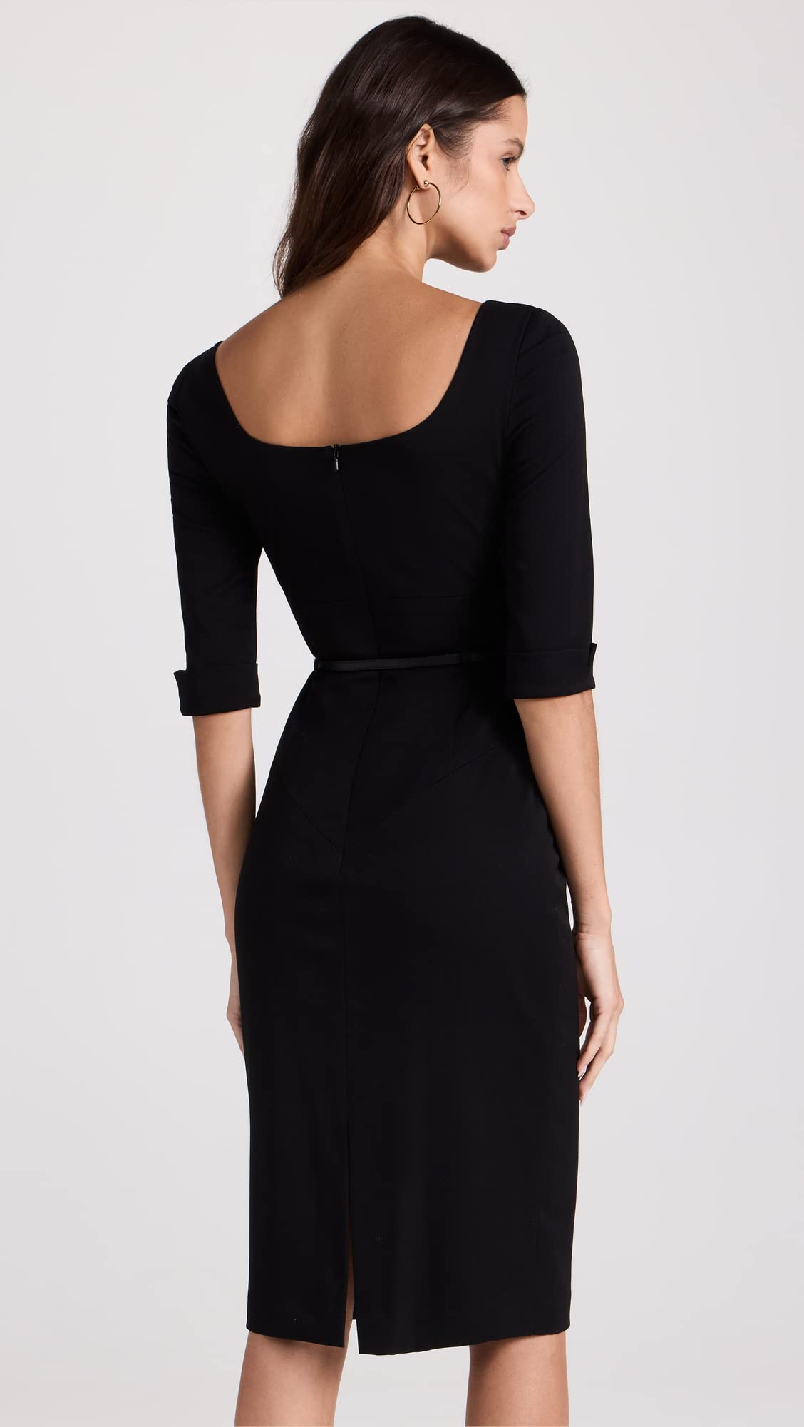 Black Halo Women's 3/4 Sleeve Jackie O Dress - Elegant Office Wear & Cocktail Party Dress for Women | Formal & Business Attire