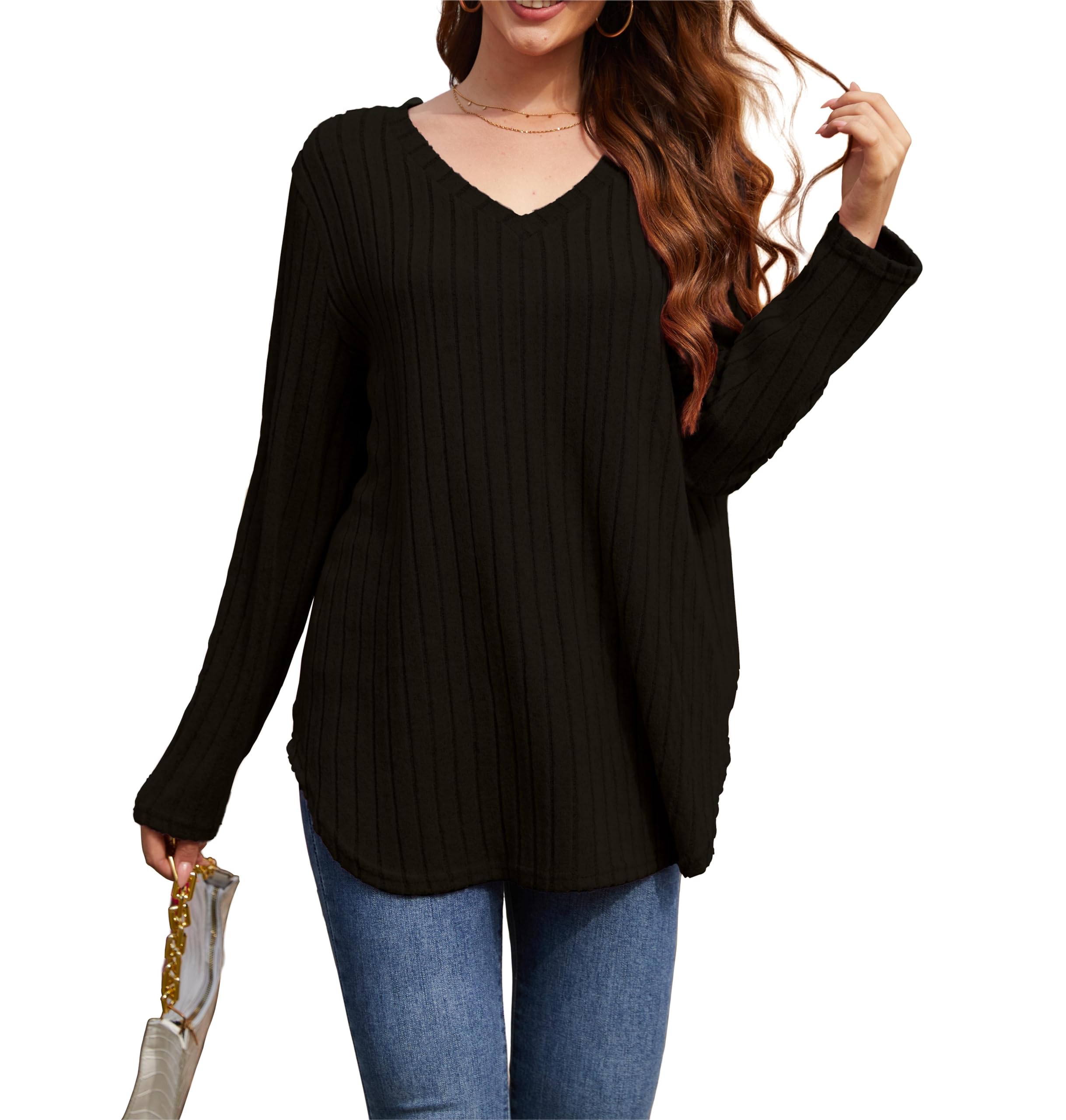 Stylish Plus Size Tops for Women - Elegant Casual & Dressy Long Sleeve Blouses for Work, Party & Everyday Wear