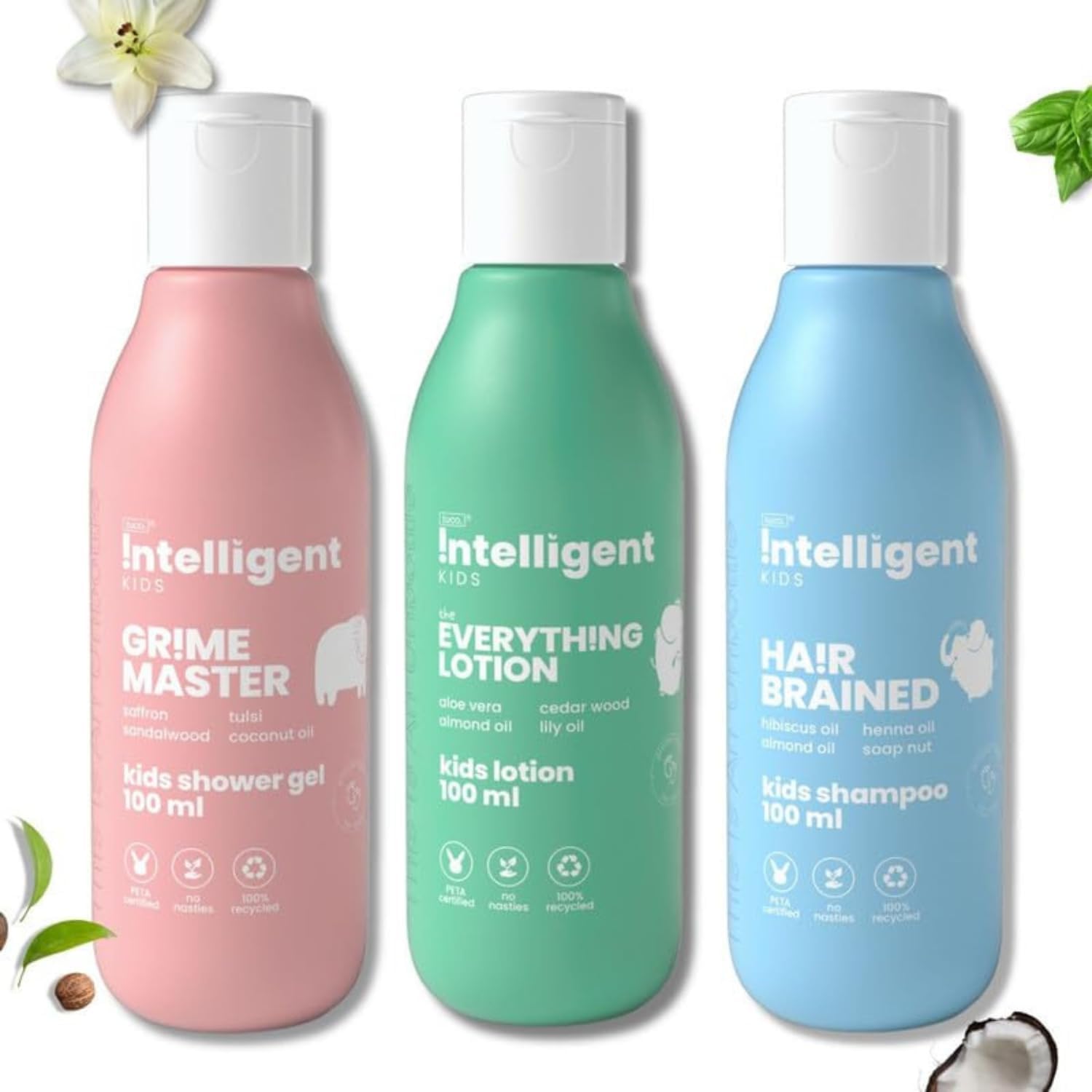 Tuco® Kids Mild Lotion, Body Wash & Shampoo 3-Pack (100ml Each) - Gentle & Effective for Baby Bath Time, Sensitive Skin Care & Daily Hygiene