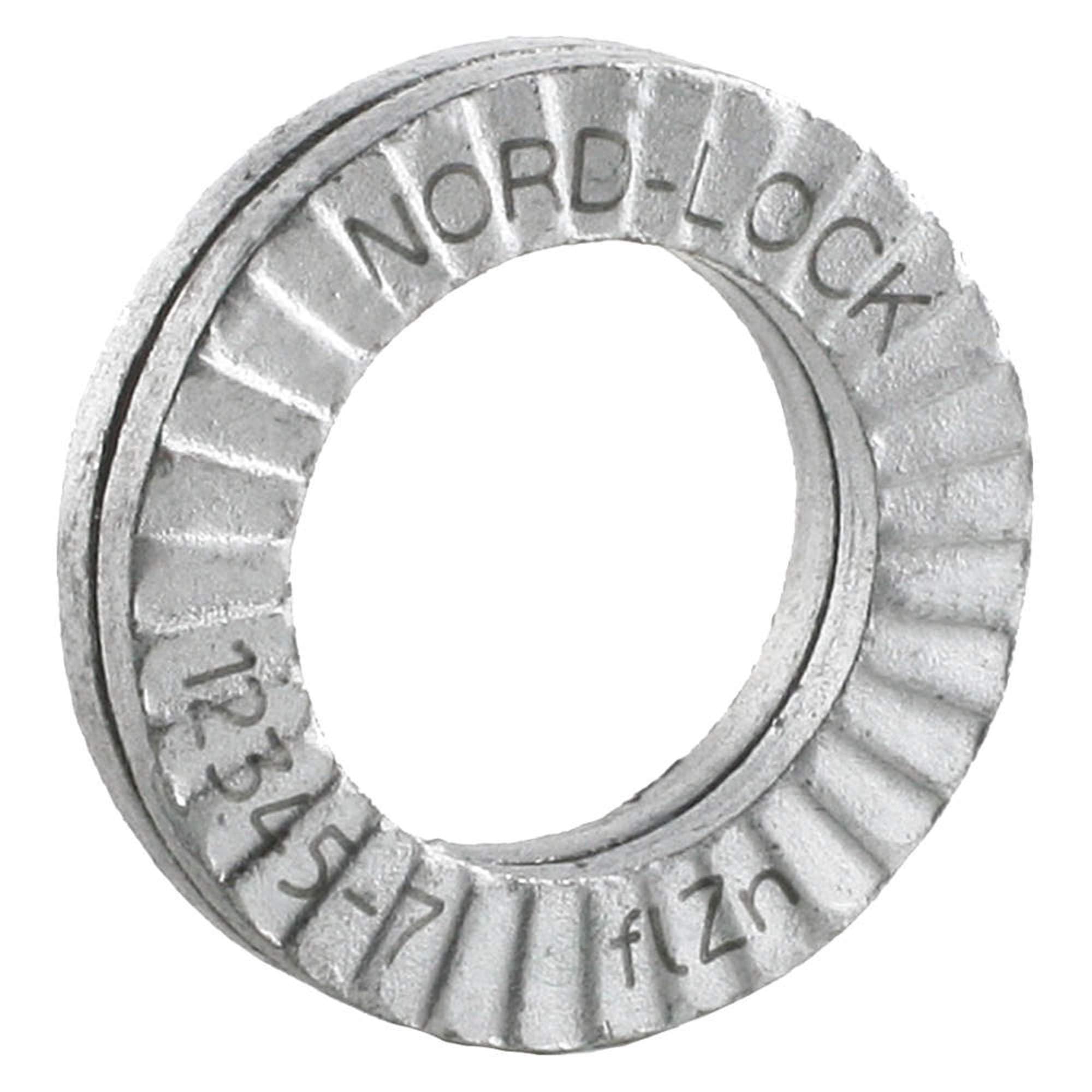 Nord-Lock 1341 Lock Washer 1 1/8 Inch Bolt Steel Pack of 50 - Heavy Duty Vibration Proof Fastener for Automotive, Machinery & Industrial Equipment