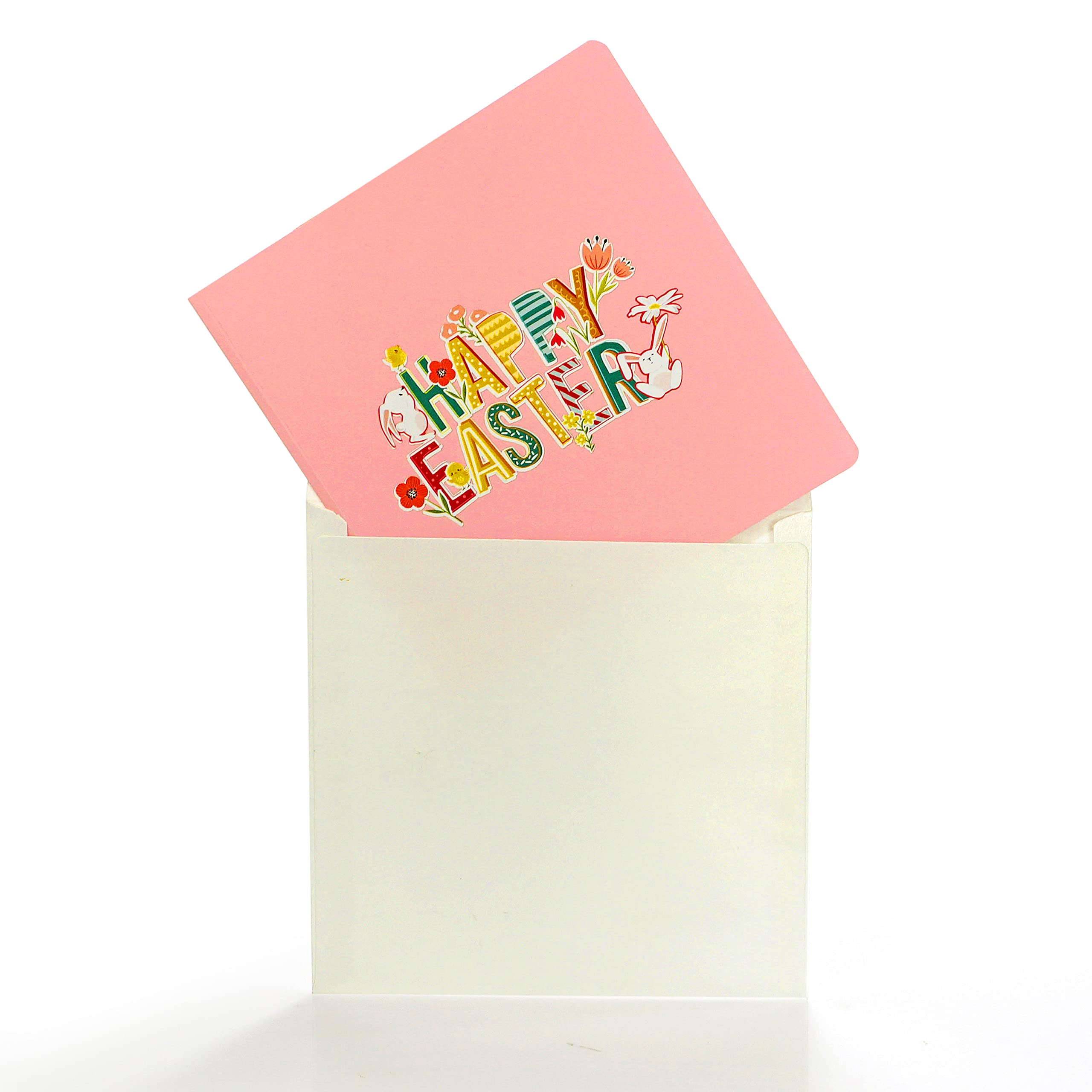 Easter Pop Up Greeting Card - 3D Happy Easter Card for Kids & Adults | Perfect for Easter Gifts, Party Favors & Holiday Decorations