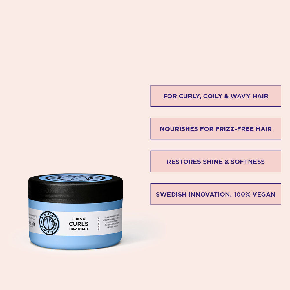 Coils & Curls Deep Conditioning Hair Mask for Curly Hair - Hydrating & Repairing Treatment for Dry, Damaged Hair - Perfect for Post-Wash Nourishment & Frizz Control