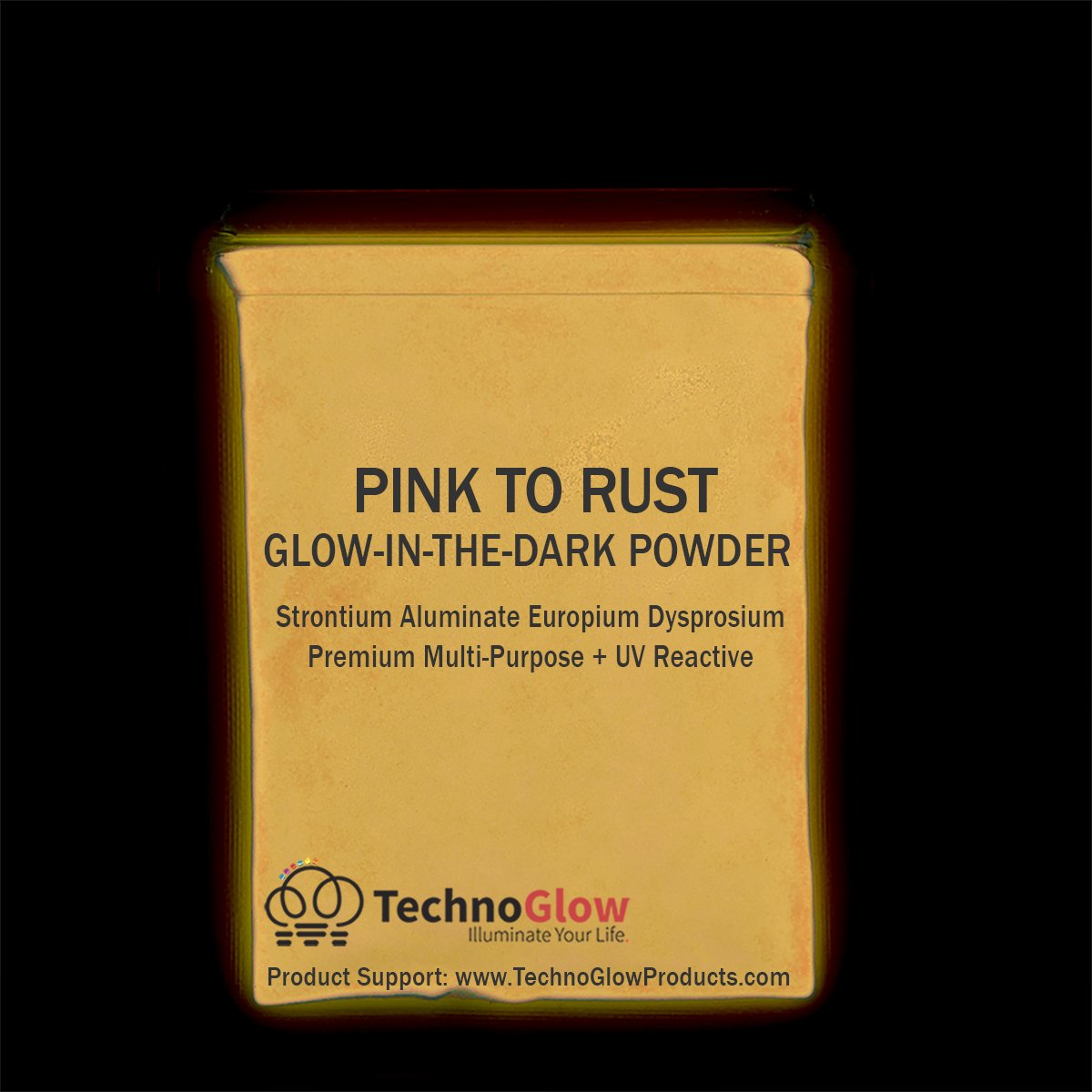 Pink Glow in the Dark & UV Reactive Powder - 0.5 oz for Nail Art, Body Paint & DIY Crafts - Perfect for Halloween, Rave Parties & Nighttime Events