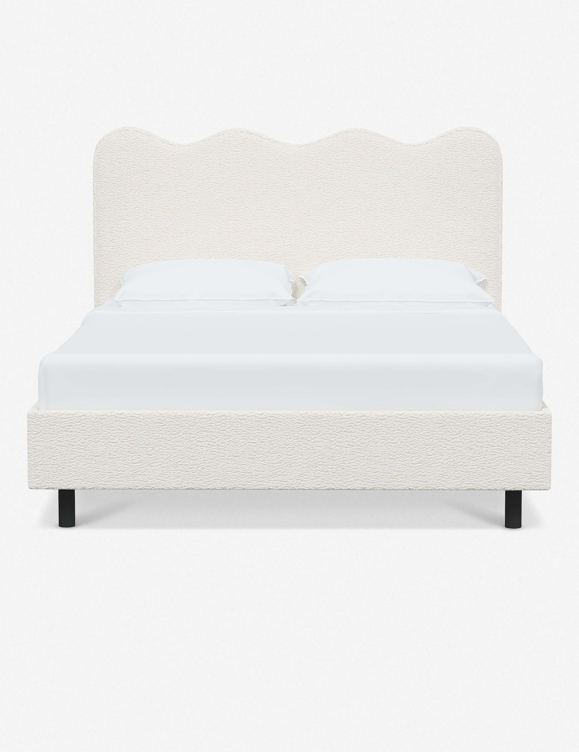 Clementine Platform Bed Frame - Modern Wooden Bed with Headboard & Storage Options | Perfect for Small Spaces, Guest Rooms & Minimalist Bedrooms